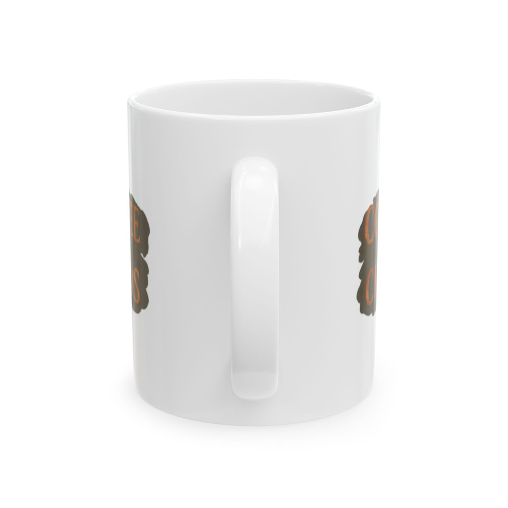 Fueled By Coffee Powered By Chaos Coffee Mug | Funny Gift | Ceramic Mug