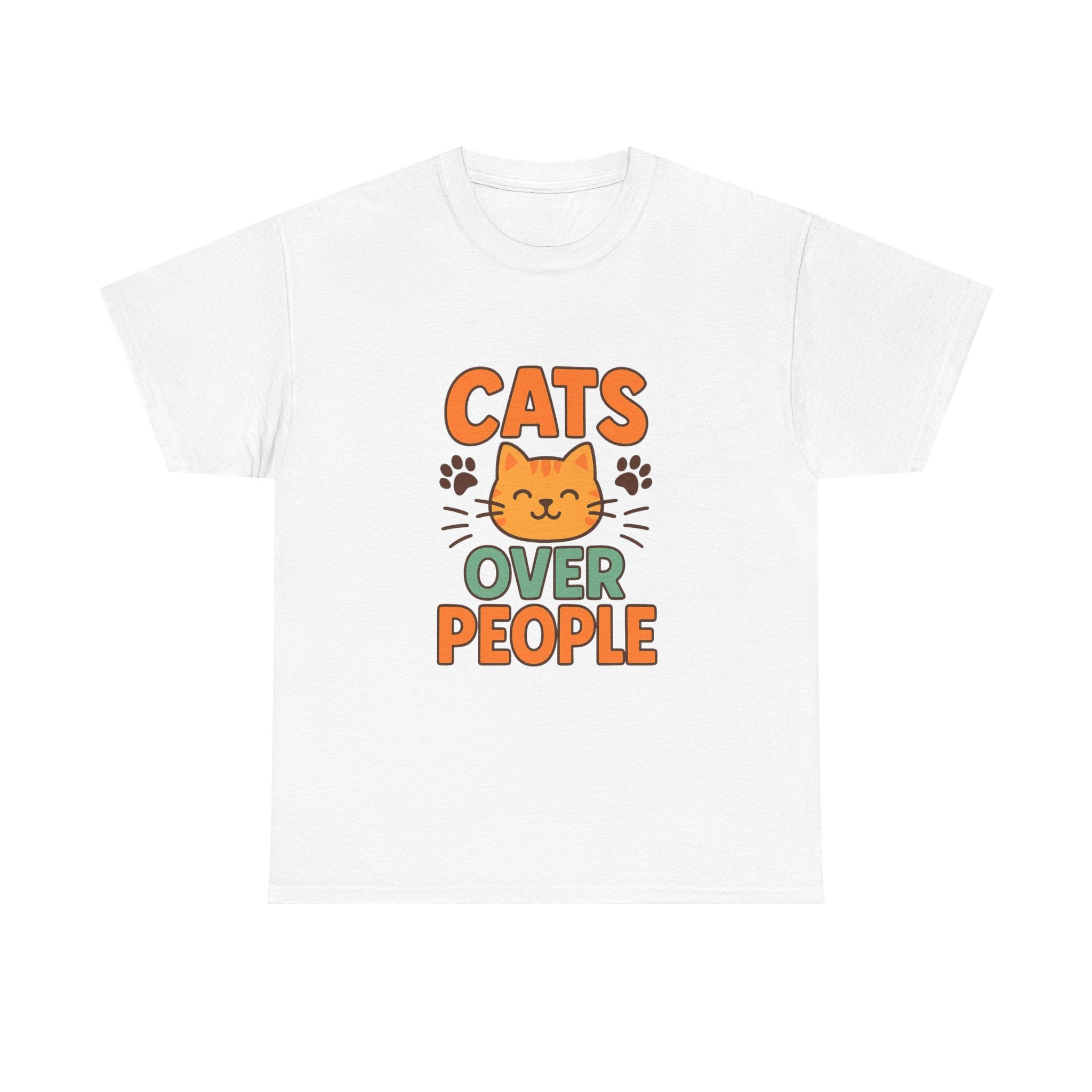 Introvert Powered By Cats T-Shirt | Funny Antisocial Cat Gift | Graphic Tee