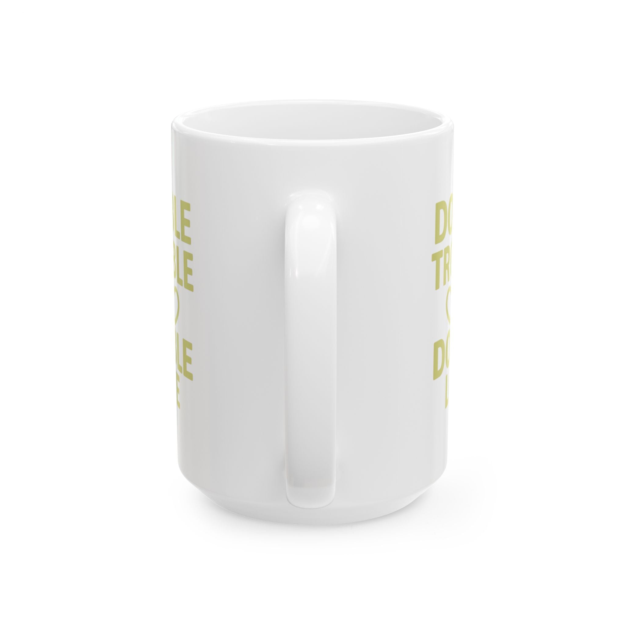 Twin Mom Double The Trouble Double The Love Coffee Mug | Gift for Mom | Ceramic Mug