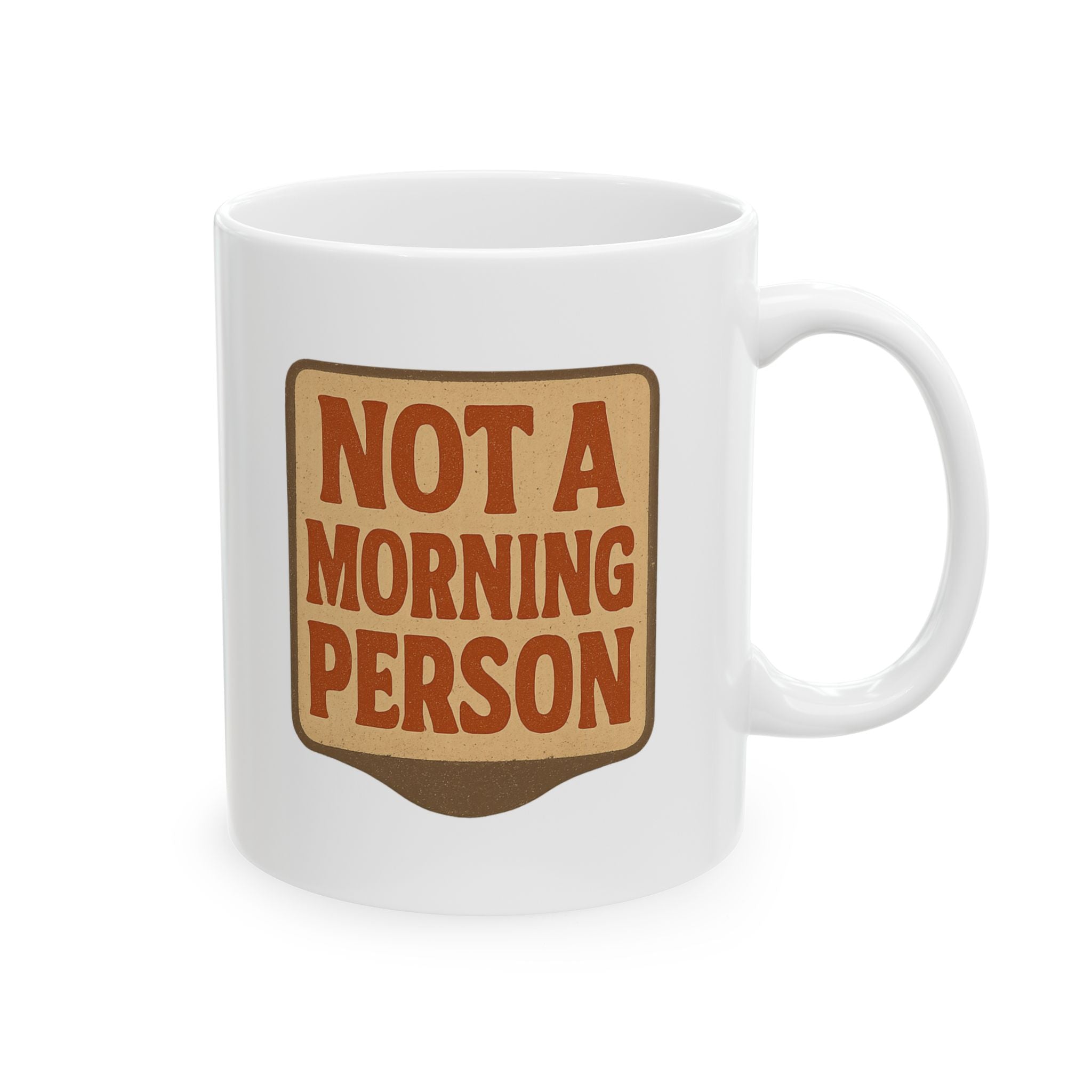 Mornings Should Start At Noon Coffee Mug | Funny Not Morning Person Gift | Ceramic Mug