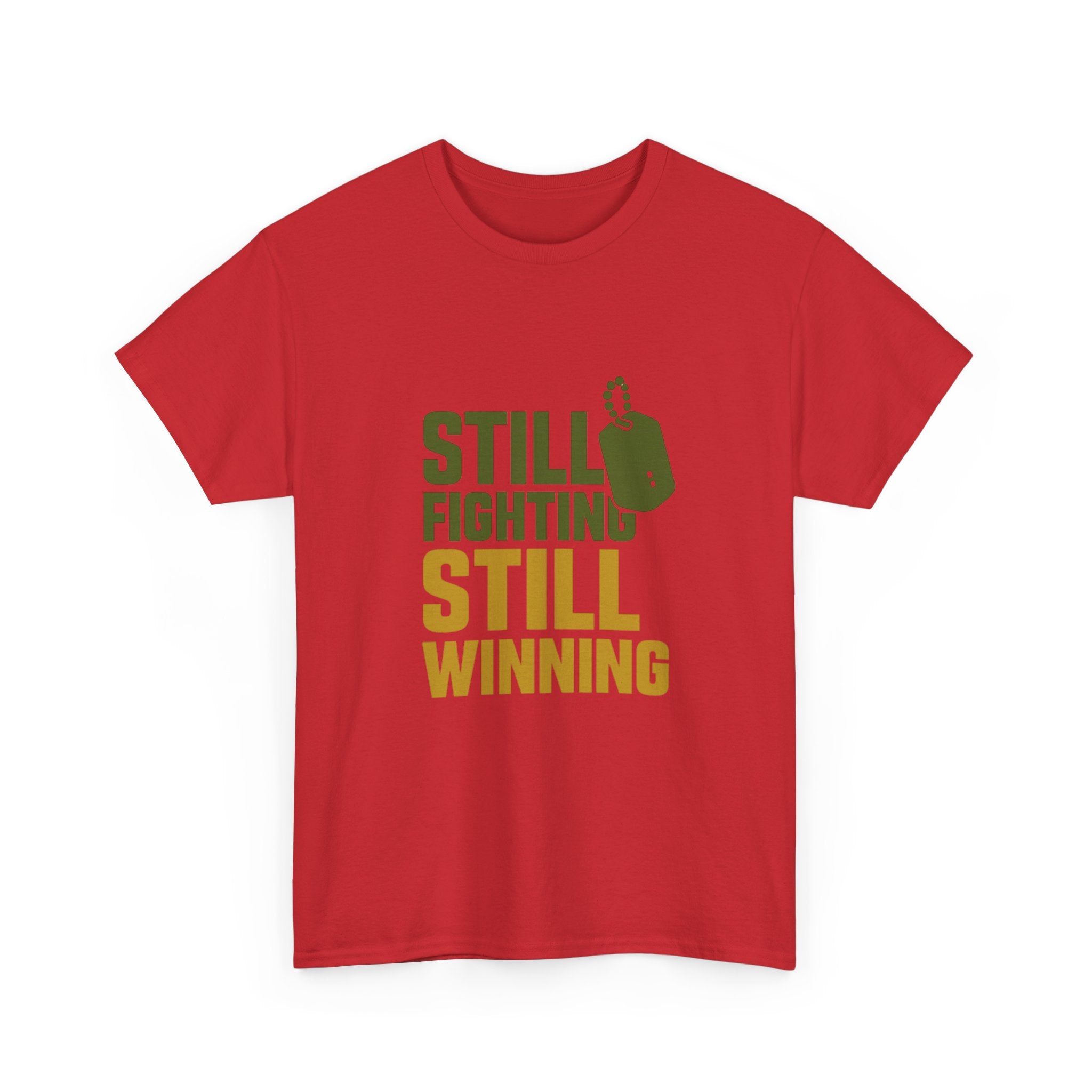 Combat Veteran Still Fighting Still Winning T-Shirt | Veteran Gift | Graphic Tee