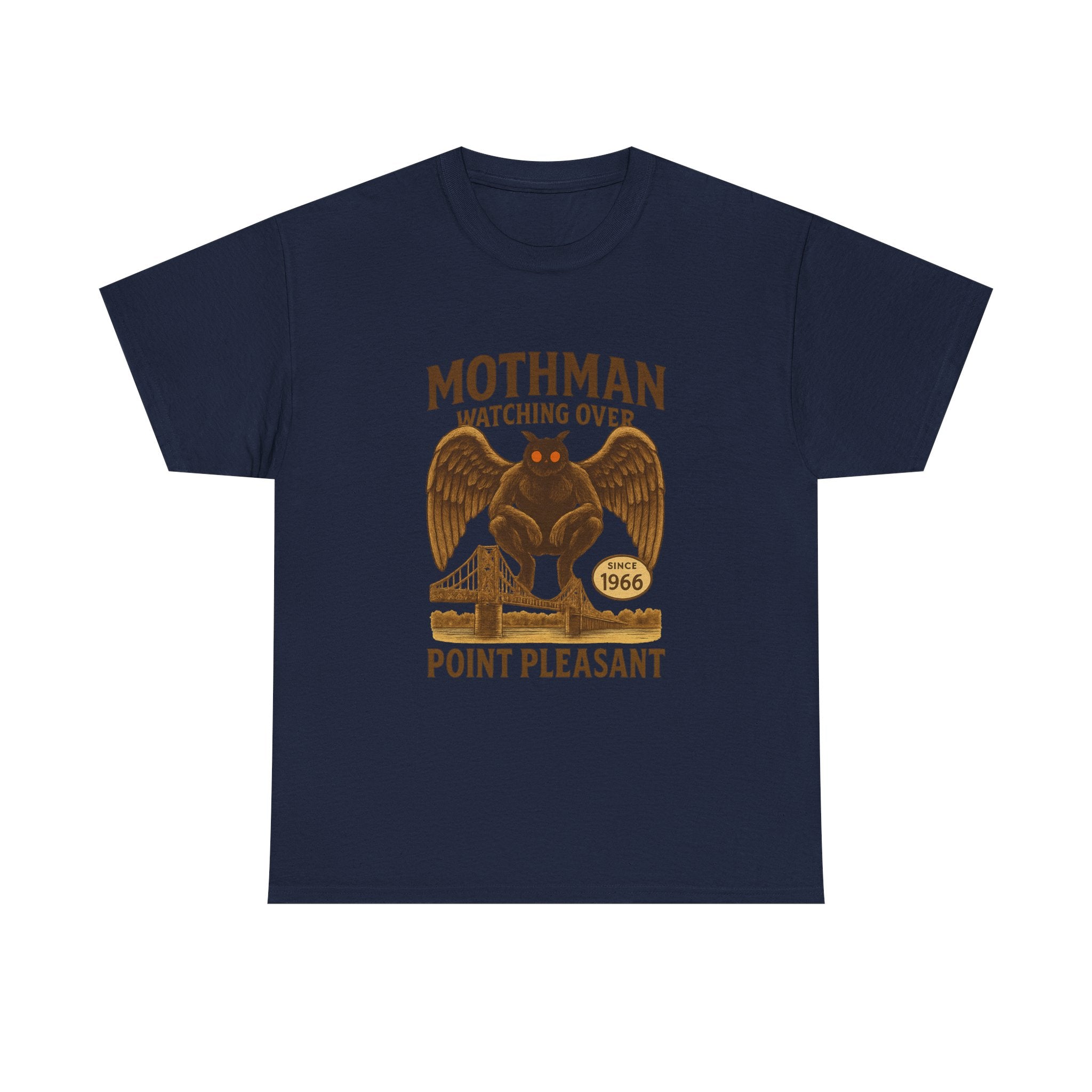 Mothman Watching Over Point Pleasant Since 1966 T-Shirt | Unique Gift | Graphic Tee