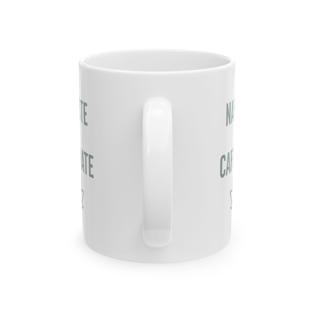 Yoga Instructor Namaste And Caffeinate Coffee Mug | Yoga Lover Gift | Ceramic Mug