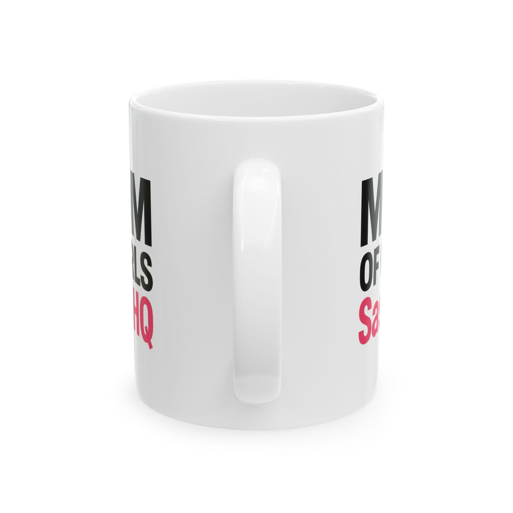 Mom Of Girls Drama And Magic Coffee Mug | Girl Mom Gift | Ceramic Mug