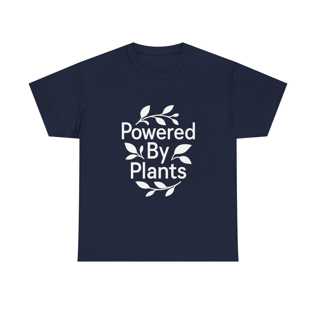 Powered By Plants Vegan T-Shirt | Unique Gift | Graphic Tee