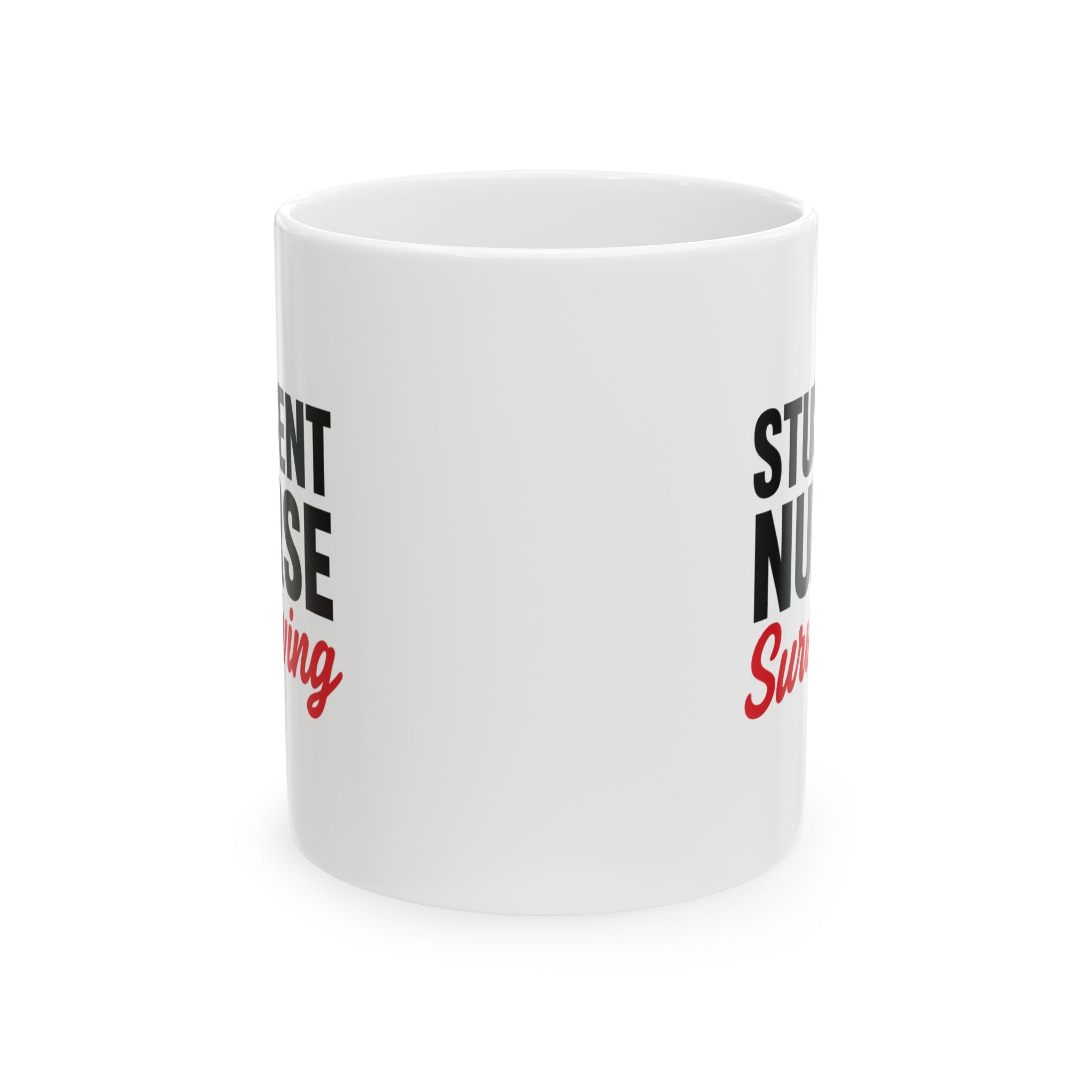 Student Nurse Studying Hard Coffee Harder Coffee Mug | Nursing Humor | Ceramic Mug
