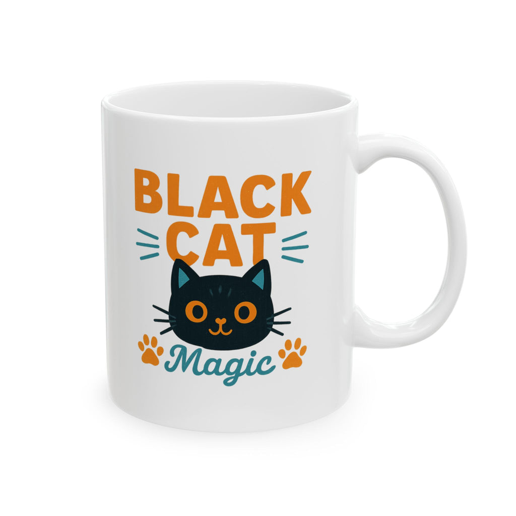 My Black Cat Owns My Soul Coffee Mug | Funny Cat Lover | Ceramic Mug