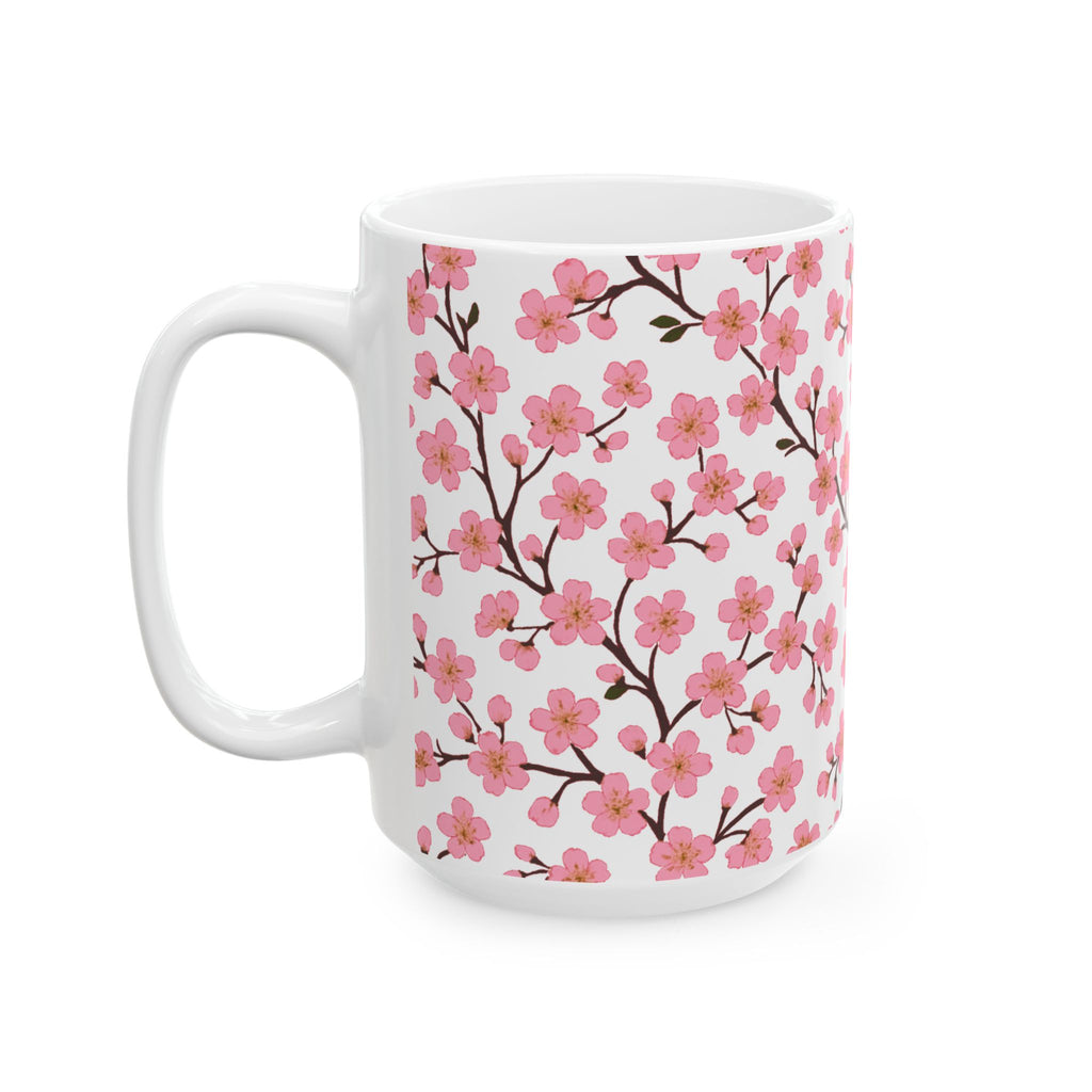 Cherry Blossom Branch Coffee Mug | Unique Gift | Ceramic Mug