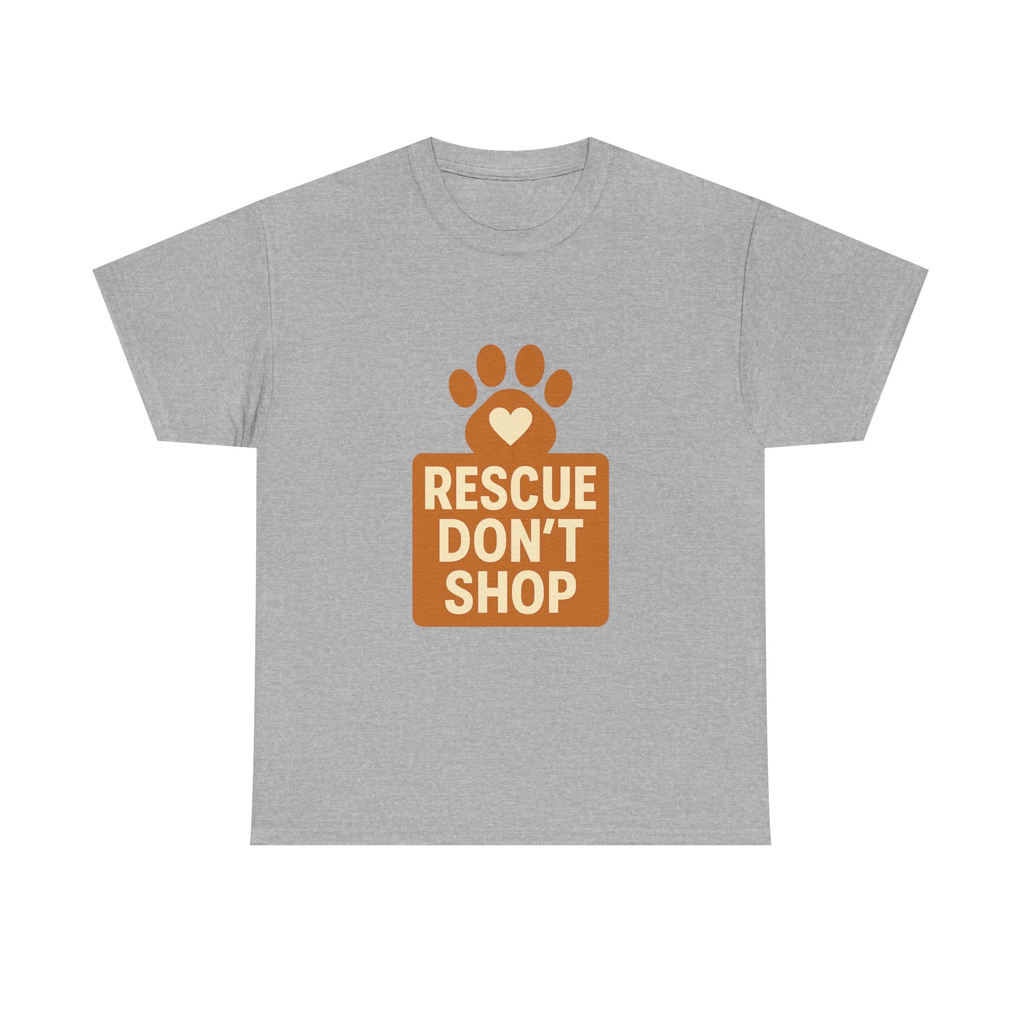 Rescue Don't Shop T-Shirt | Unique Gift | Graphic Tee