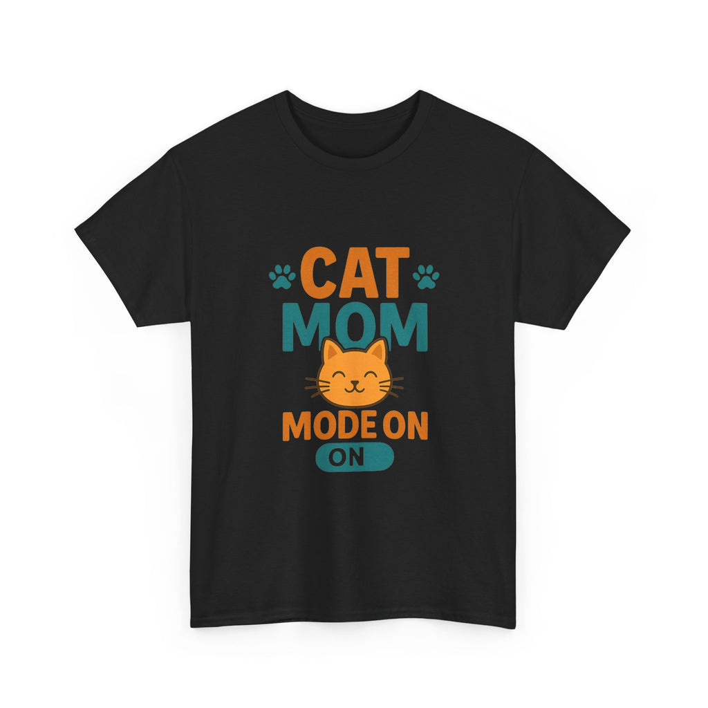 Fueled By Coffee And Cat Cuddles T-Shirt | Cat Mom Gift | Graphic Tee