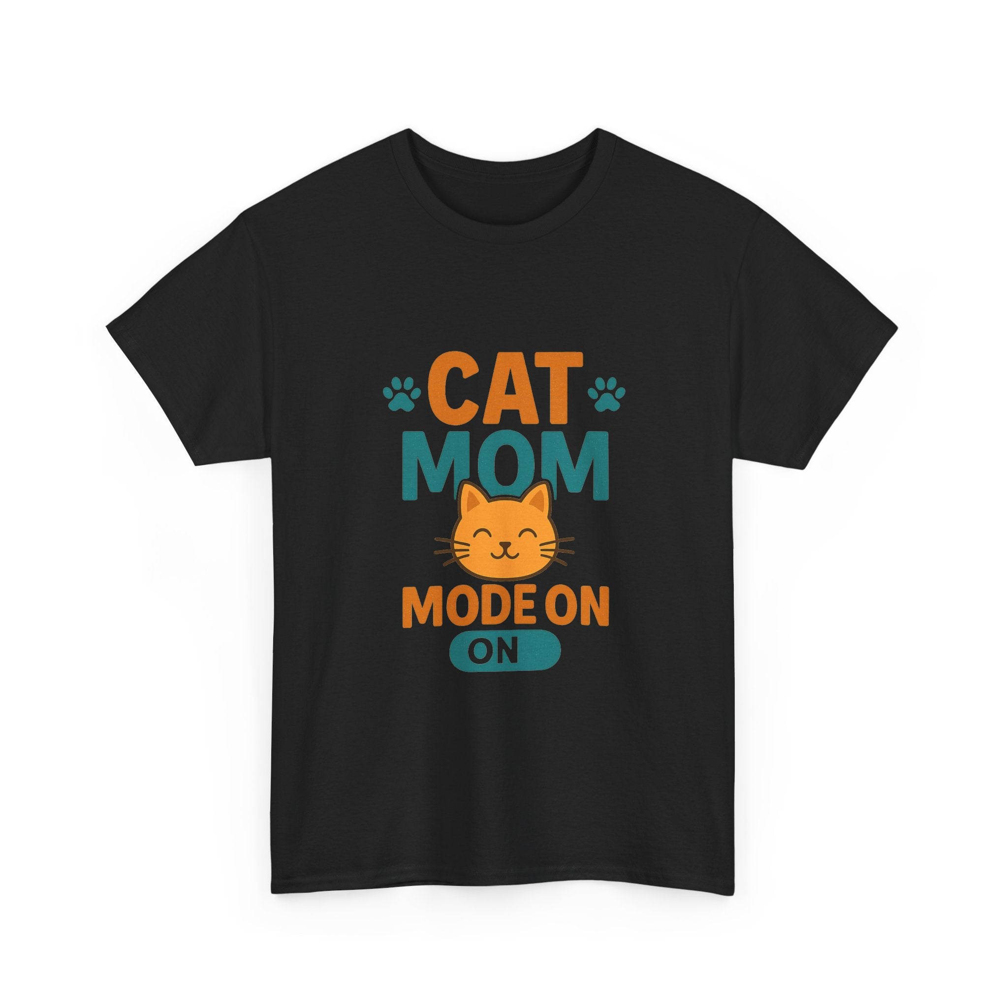 Fueled By Coffee And Cat Cuddles T-Shirt | Cat Mom Gift | Graphic Tee