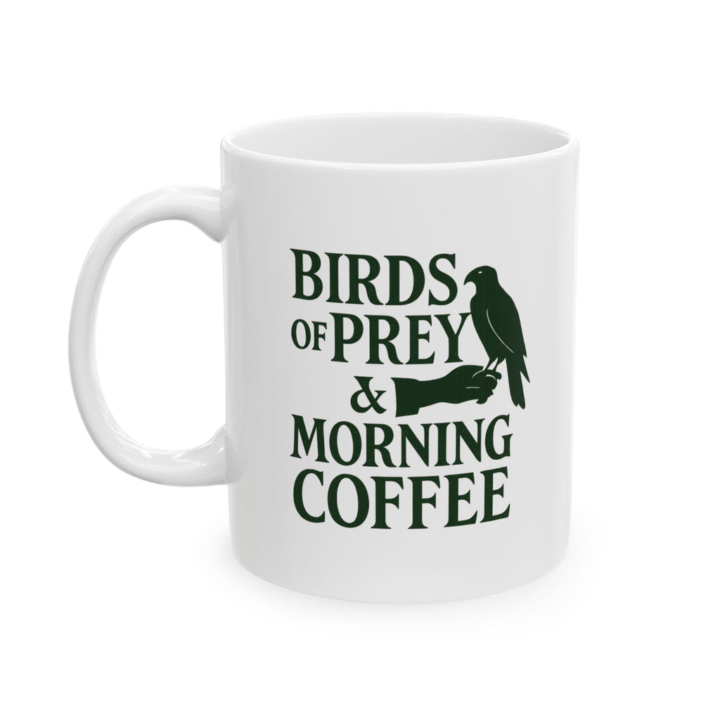 Falconer Birds Of Prey And Morning Coffee Coffee Mug | Coffee Lover Gift | Ceramic Mug