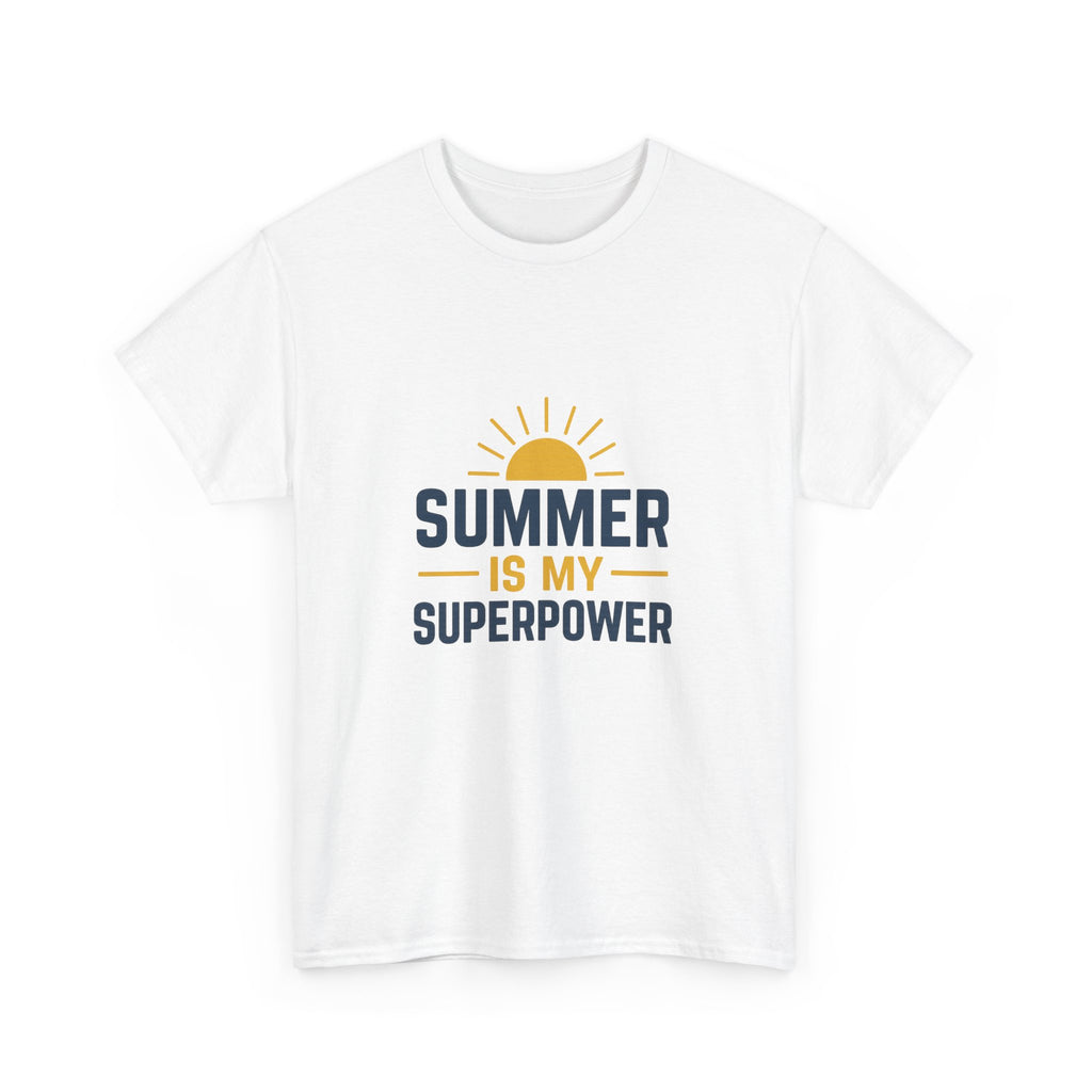 Retired Teacher Summer Is My Superpower T-Shirt | Teacher Gift | Graphic Tee