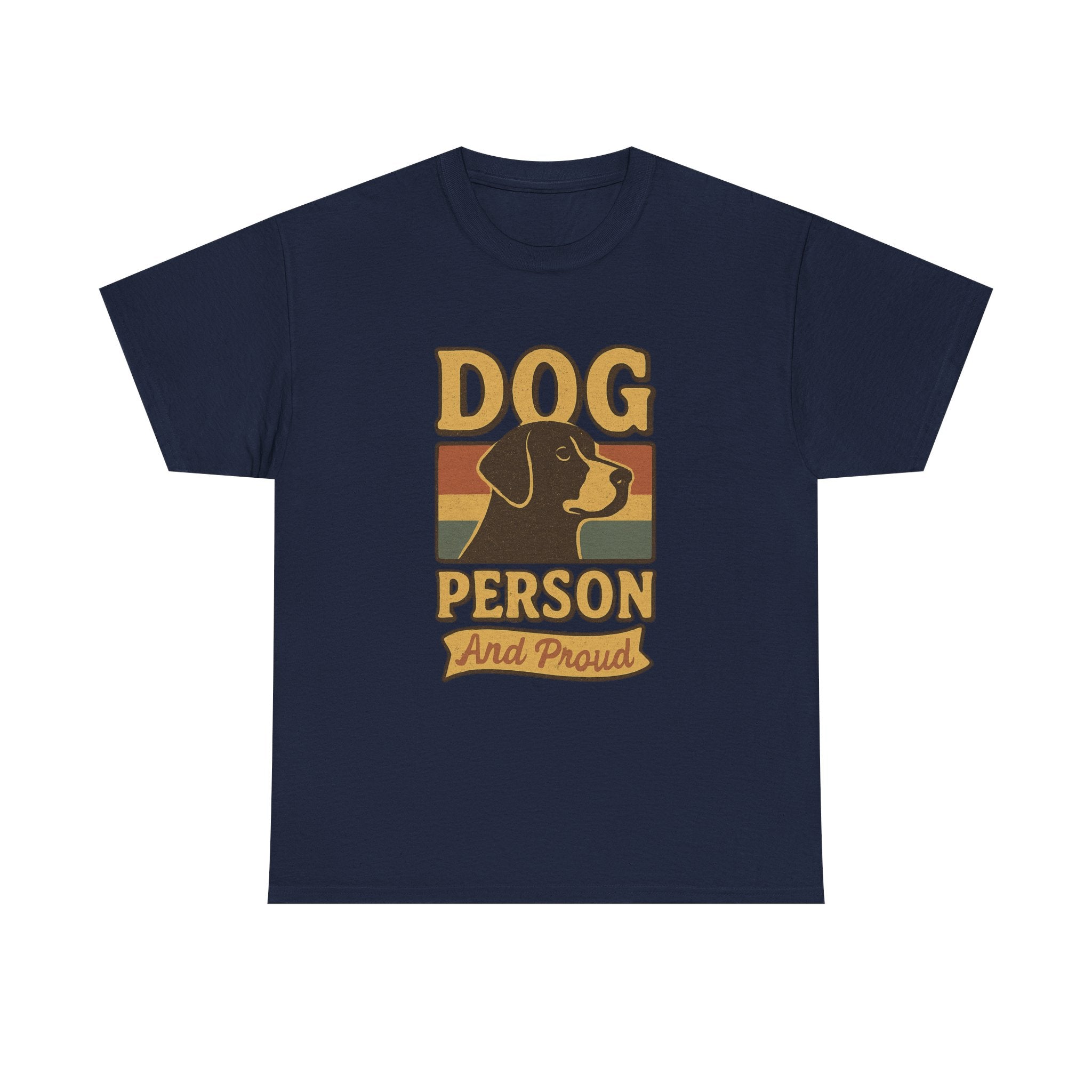 Dog Person Not A Cat Person T-Shirt | Funny Dog Lover Humor | Graphic Tee