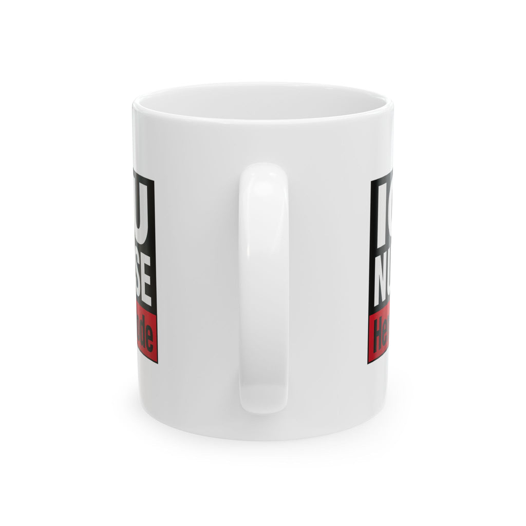 ICU Nurse Because Badass Is Not A Job Title Coffee Mug | ICU Nurse Gift | Ceramic Mug