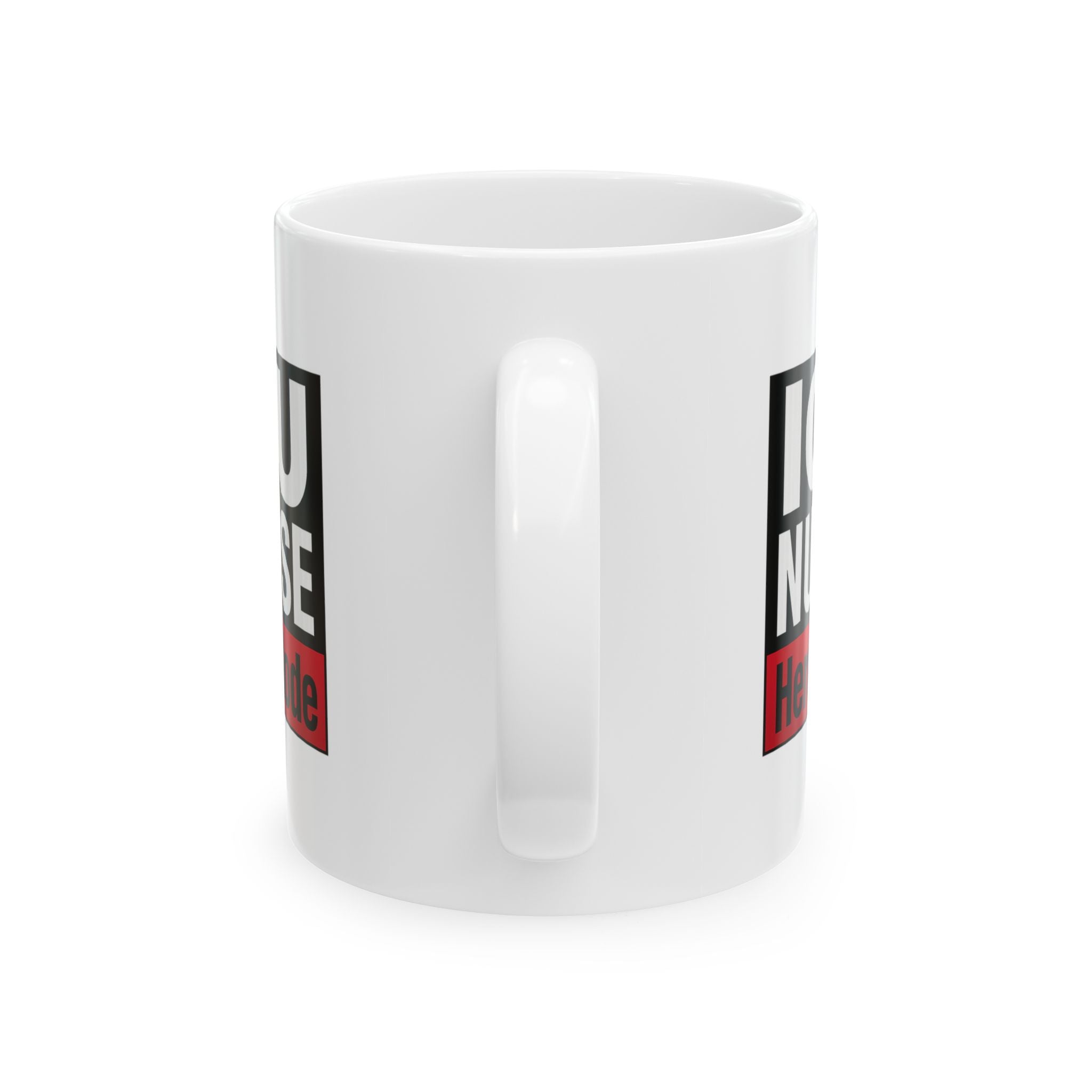 ICU Nurse Because Badass Is Not A Job Title Coffee Mug | ICU Nurse Gift | Ceramic Mug