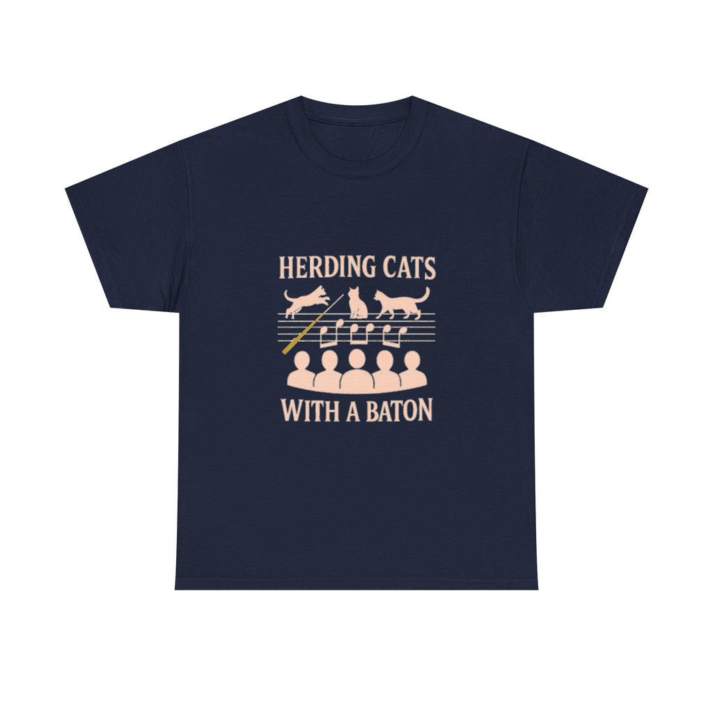 Choir Director Herding Cats With A Baton T-Shirt