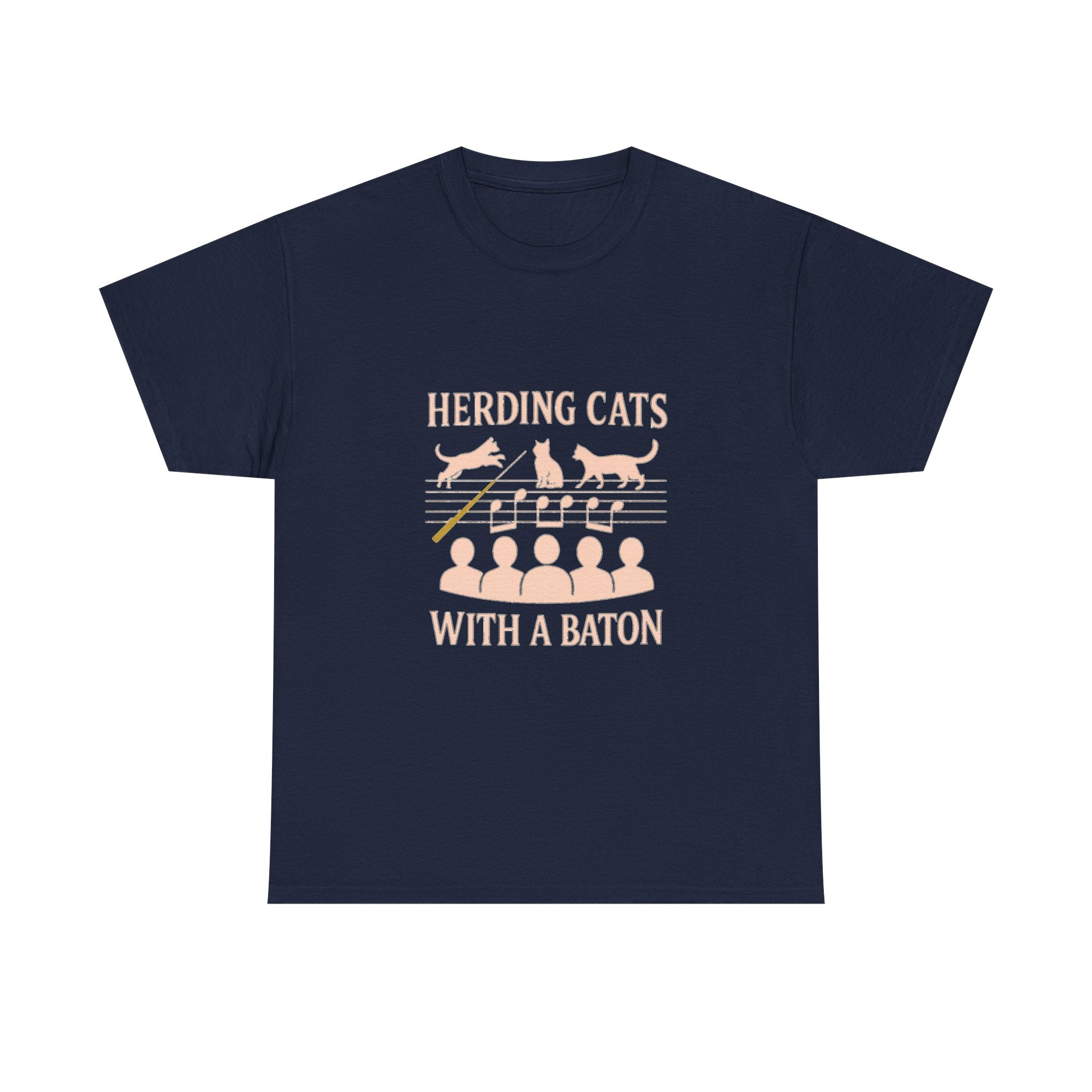 Choir Director Herding Cats With A Baton T-Shirt