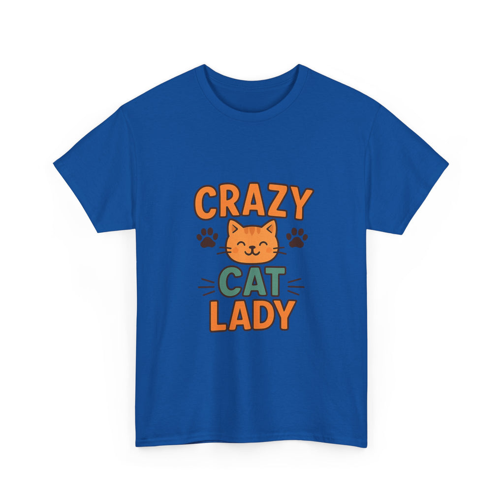 Crazy Cat Lady And Proud T-Shirt | Funny Cat Gift | Graphic Tee