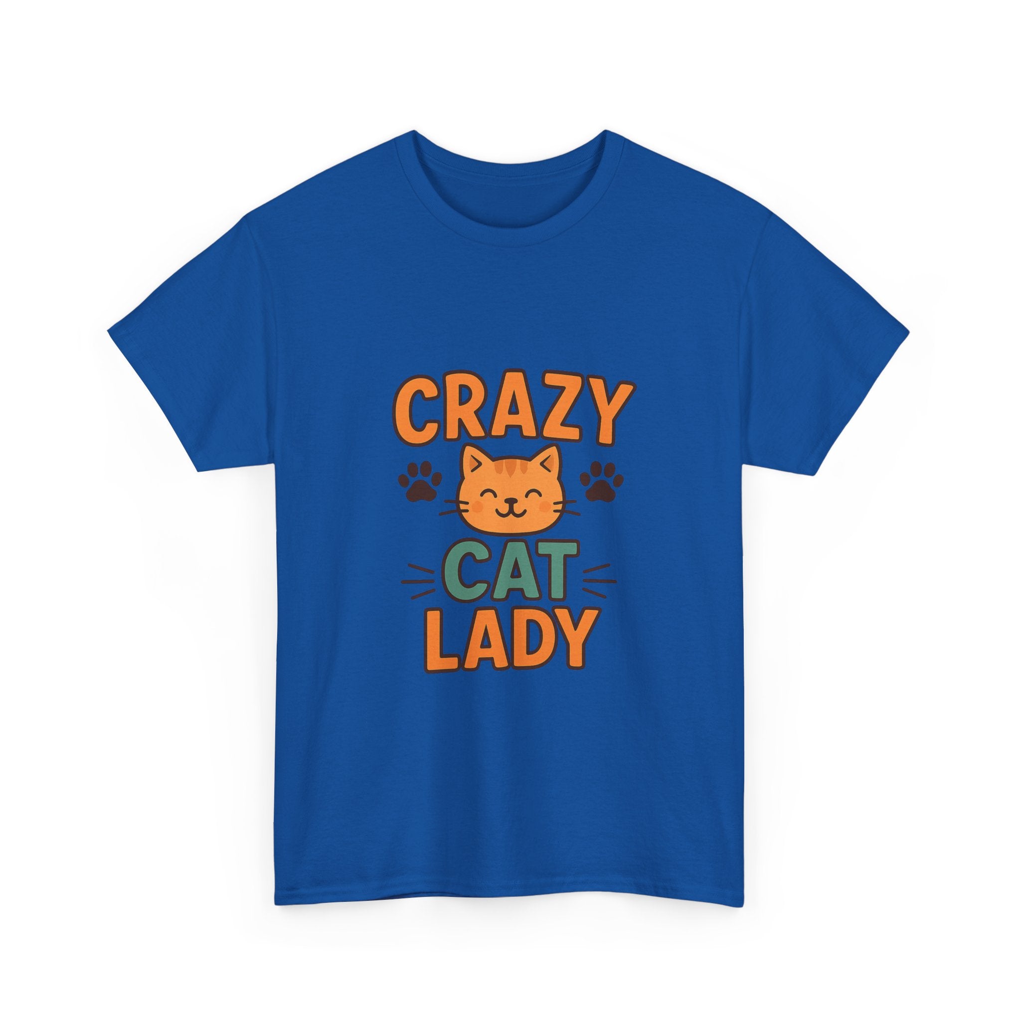 Crazy Cat Lady And Proud T-Shirt | Funny Cat Gift | Graphic Tee