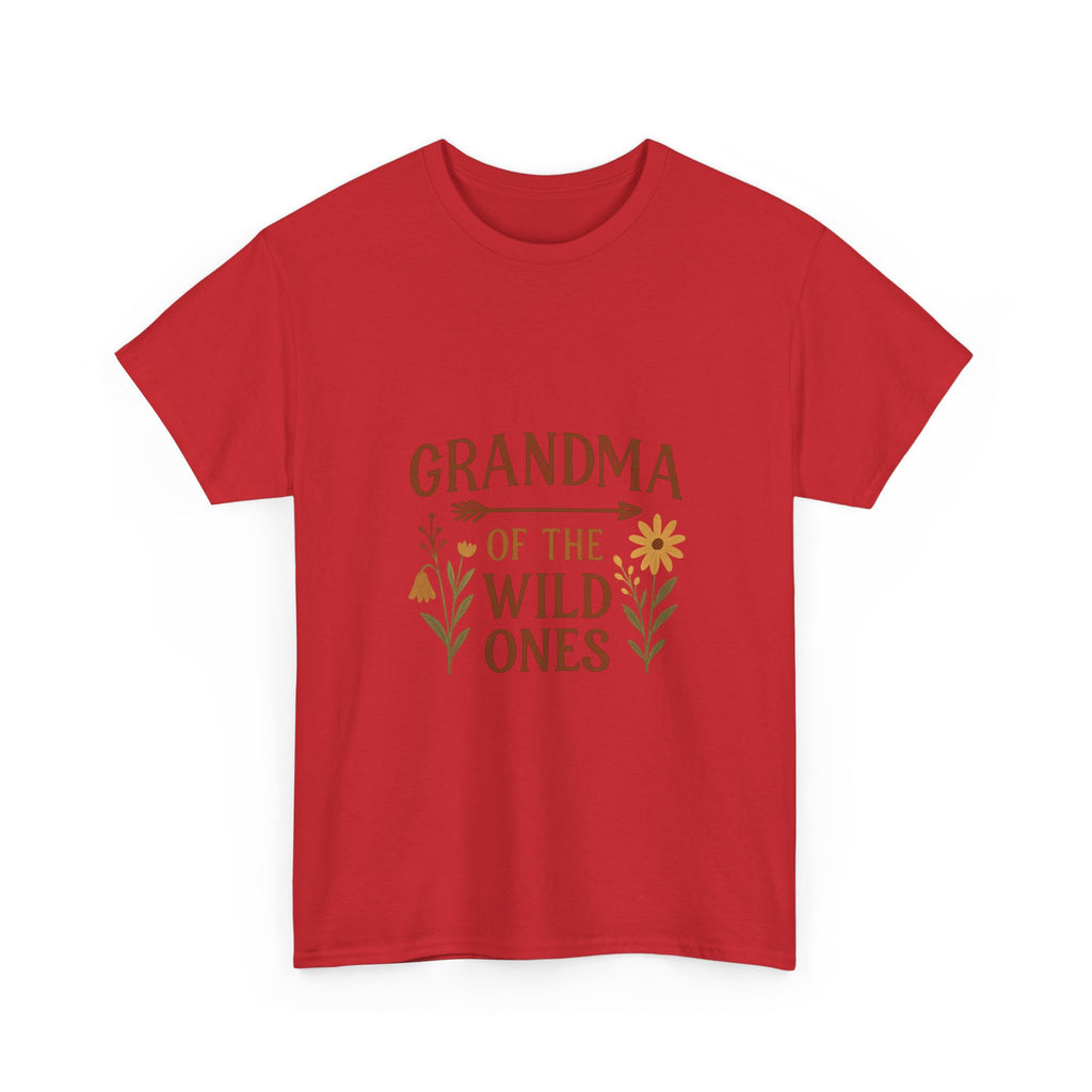 Grandma Of The Wild Ones Grandmother T-Shirt | Gift for Grandma | Graphic Tee