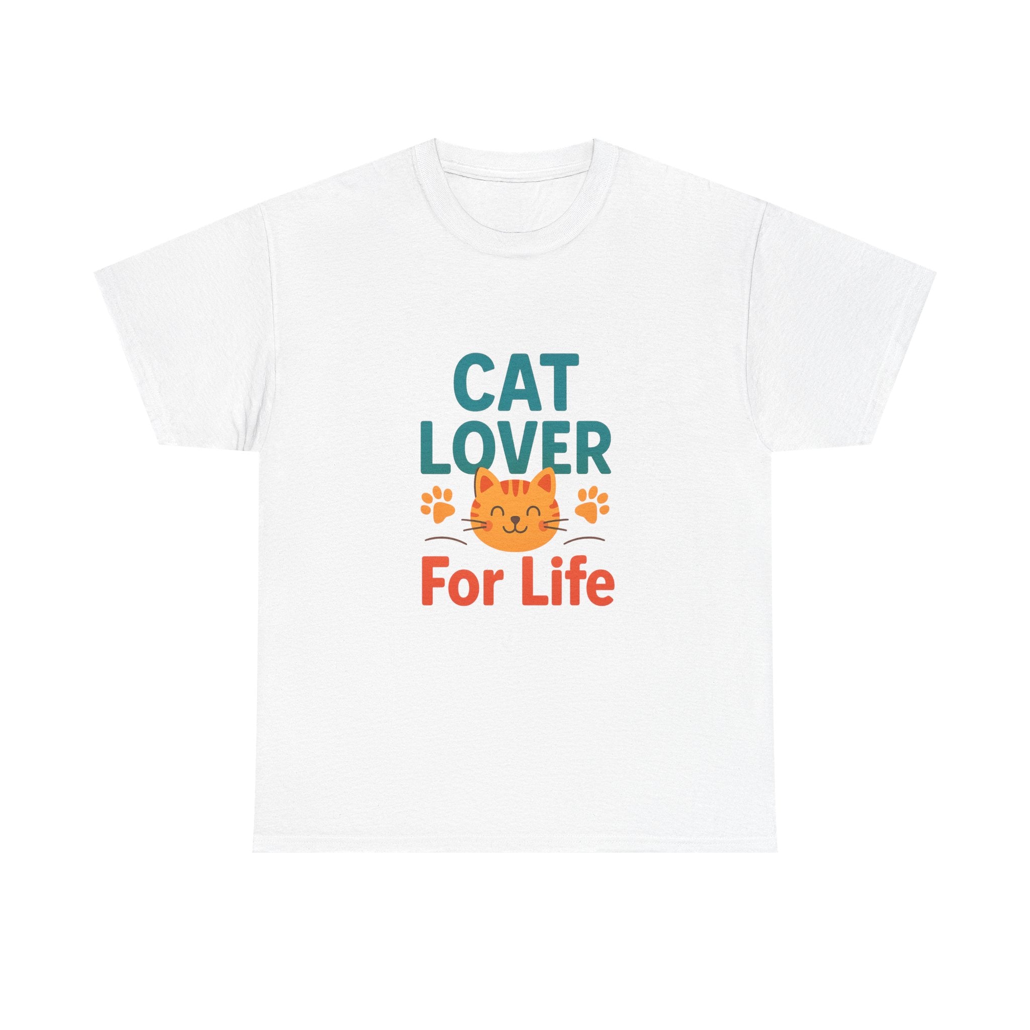 Cat Lover Powered By Caffeine And Purrs T-Shirt | Gift For Her | Graphic Tee