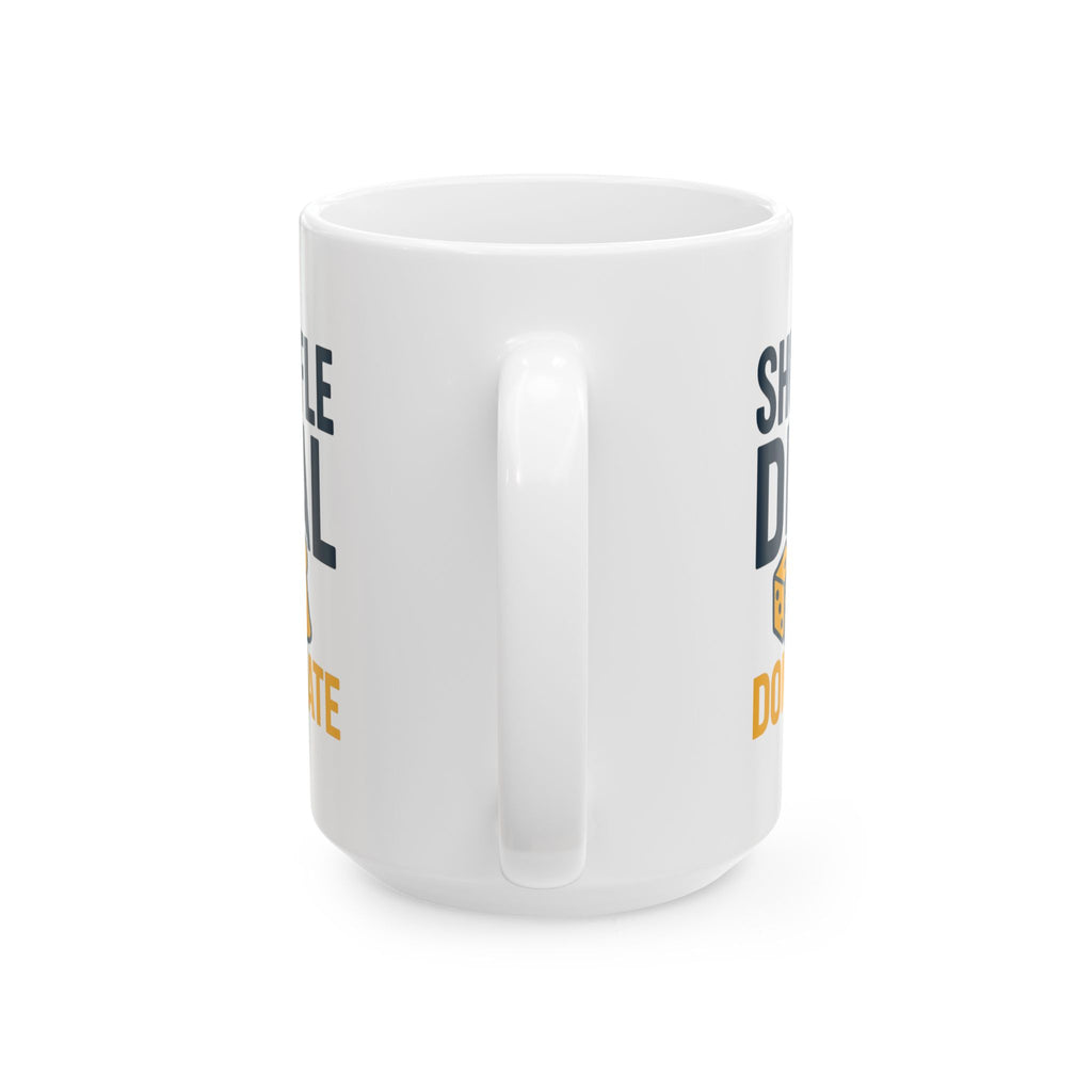 Board Game Night Host Shuffle Deal Dominate Coffee Mug | Unique Gift | Ceramic Mug