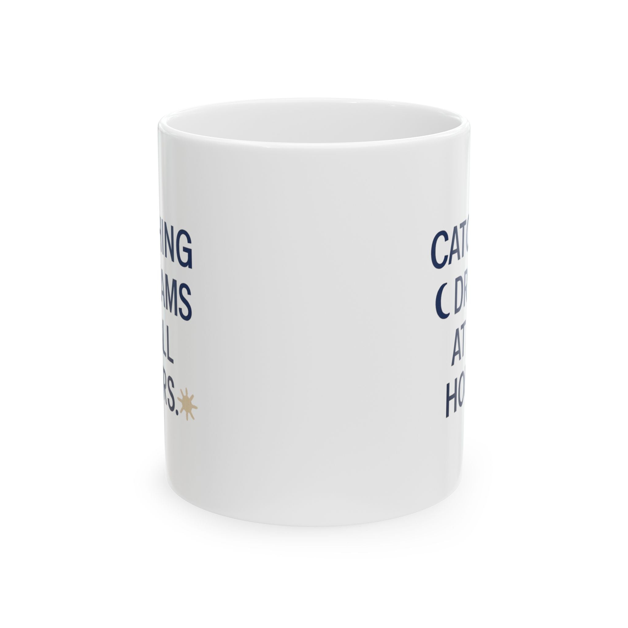 Nurse Midwife Catching Dreams At All Hours Coffee Mug | Cat Lover Gift | Ceramic Mug