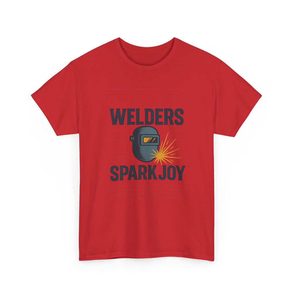 Welders Spark Joy Profession T-Shirt | Unique Gift | Graphic Tee