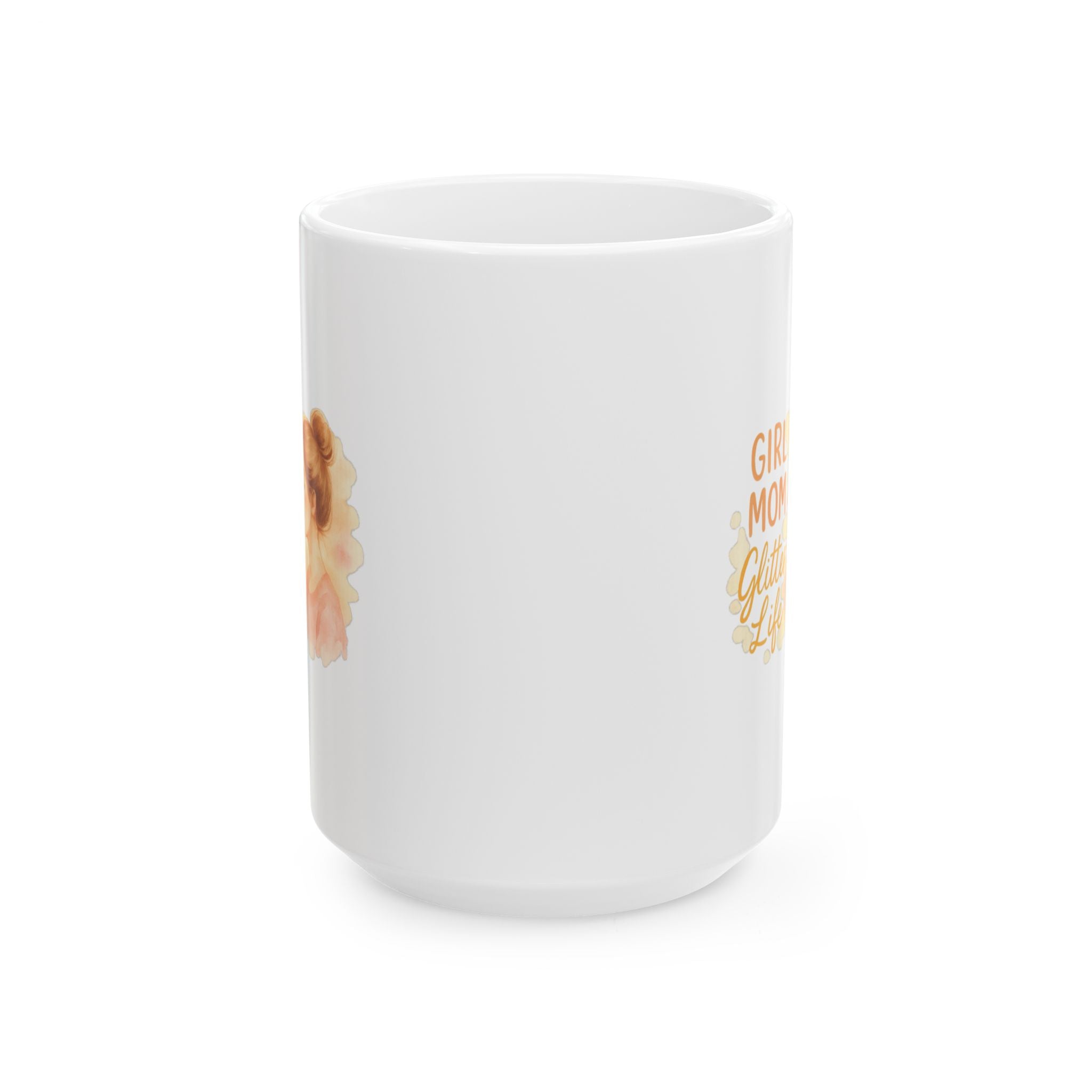 Girl Mom Blessed Beyond Measure Coffee Mug | Funny Girl Mom Gift | Ceramic Mug
