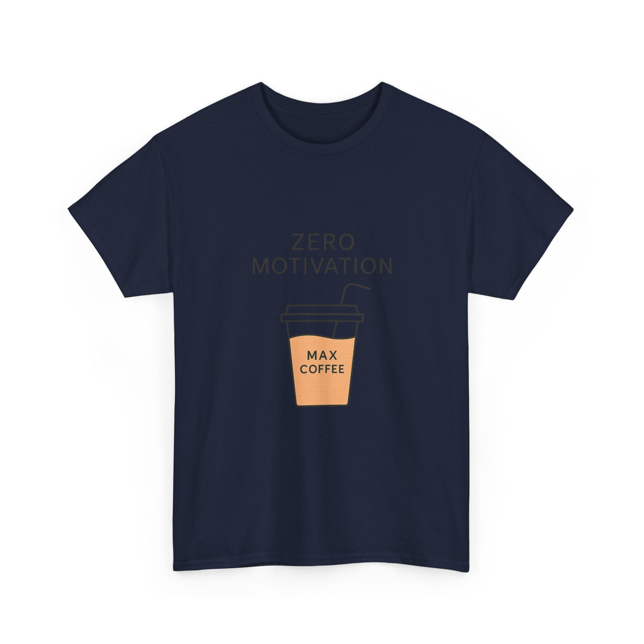 Motivation Level Zero Coffee Level Max T-Shirt | Funny Gift | Graphic Tee