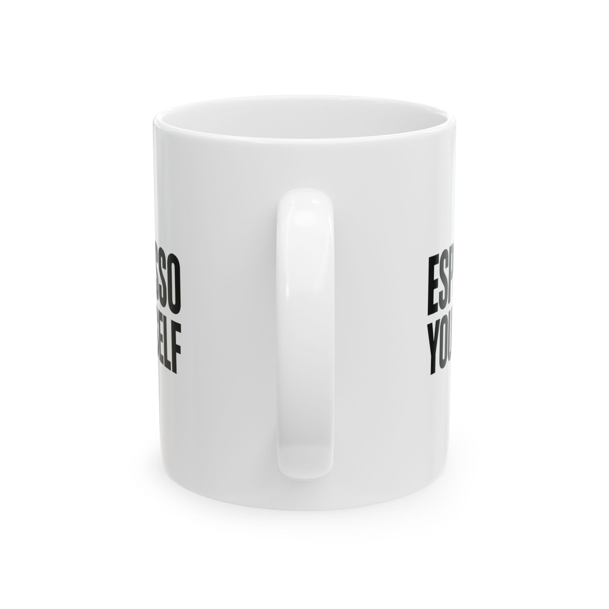 Espresso Yourself Daily Requirement Coffee Mug | Coffee Humor Gift | Ceramic Mug