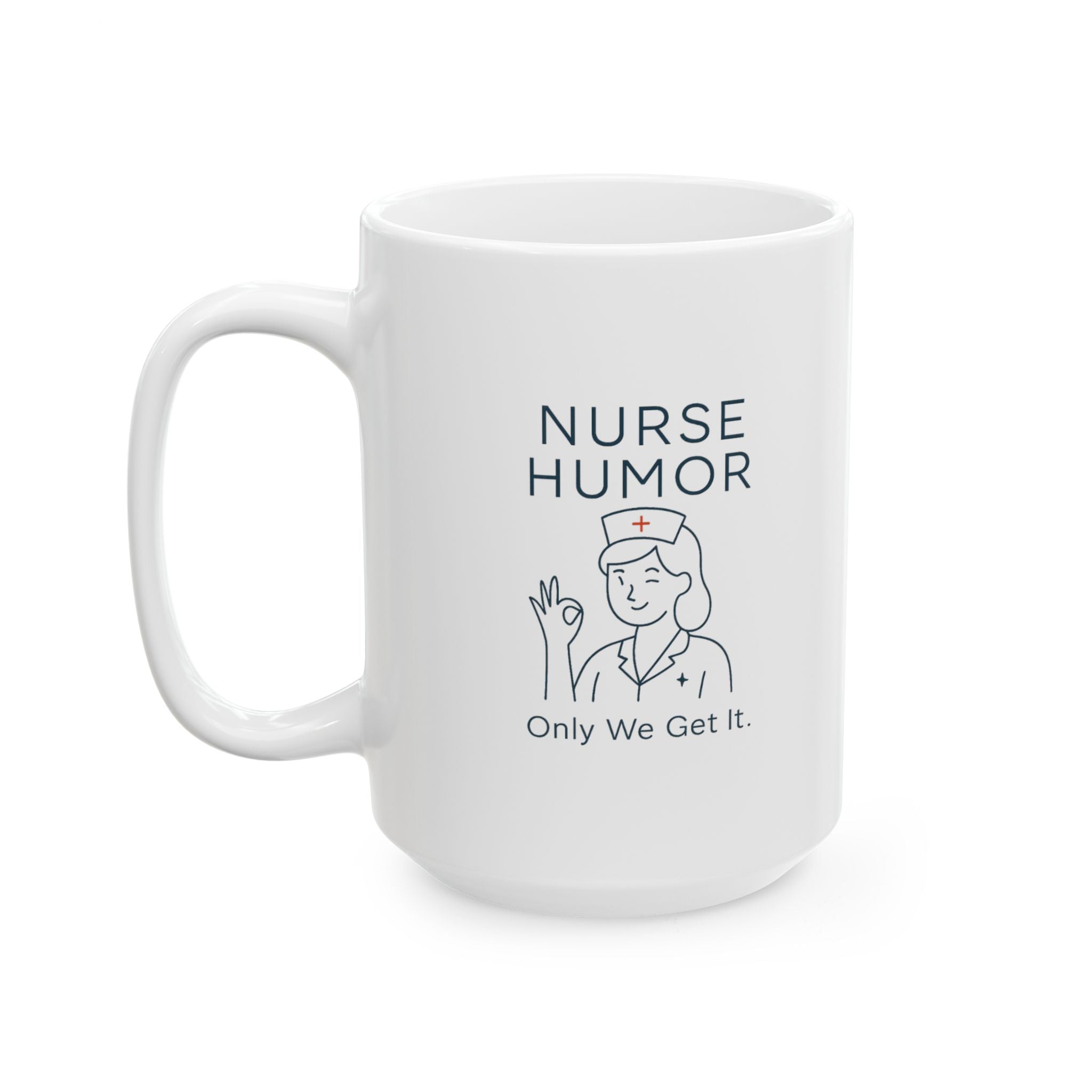 Nurse Humor Not For The Faint Of Heart Coffee Mug | Funny Nurse Gift | Ceramic Mug