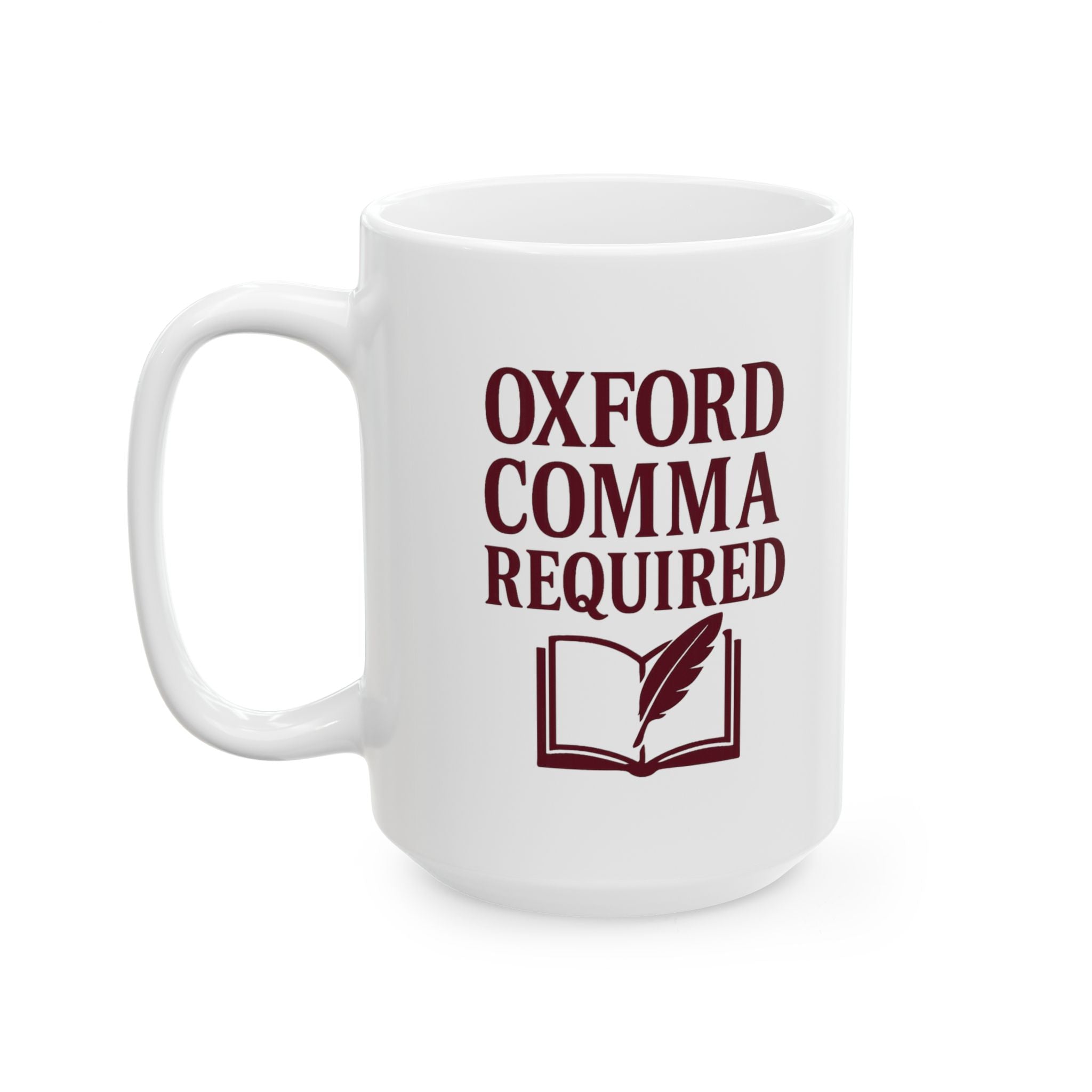 English Teacher Oxford Comma Required Coffee Mug | Teacher Gift | Ceramic Mug