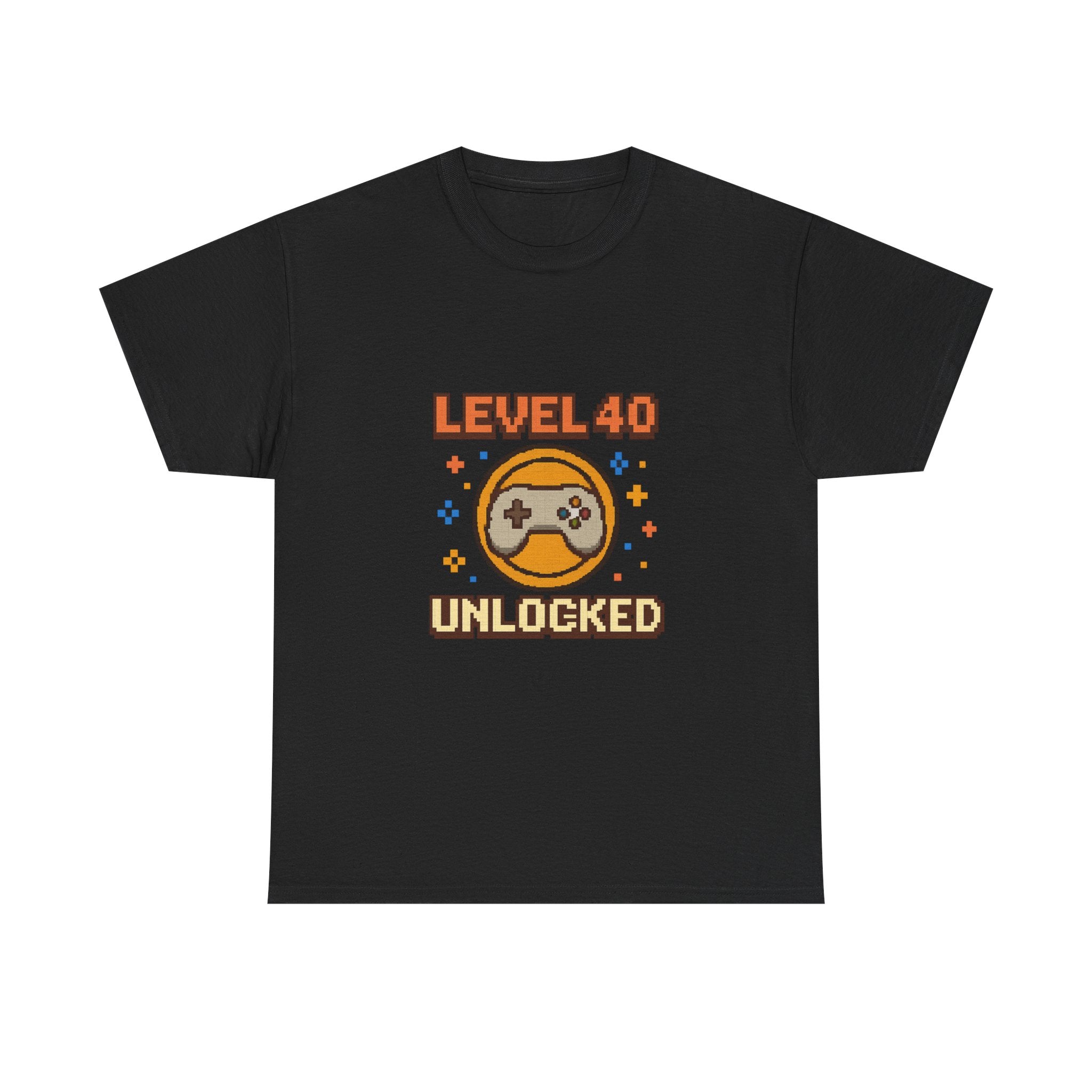 Level 40 Unlocked Birthday Gaming T-Shirt | Gamer Gift | Graphic Tee