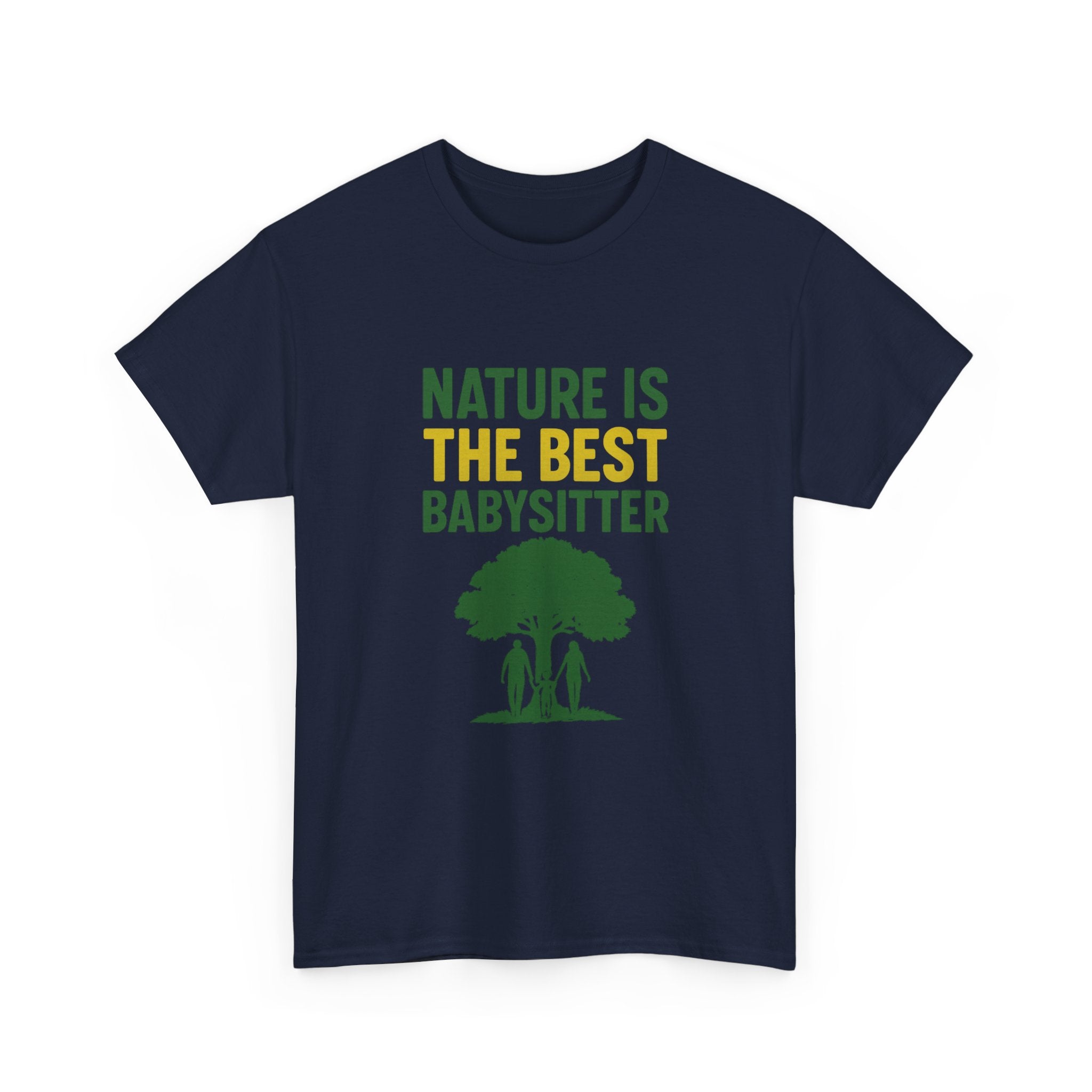 Hiking Mom Nature Is The Best Babysitter T-Shirt | Gift for Mom | Graphic Tee