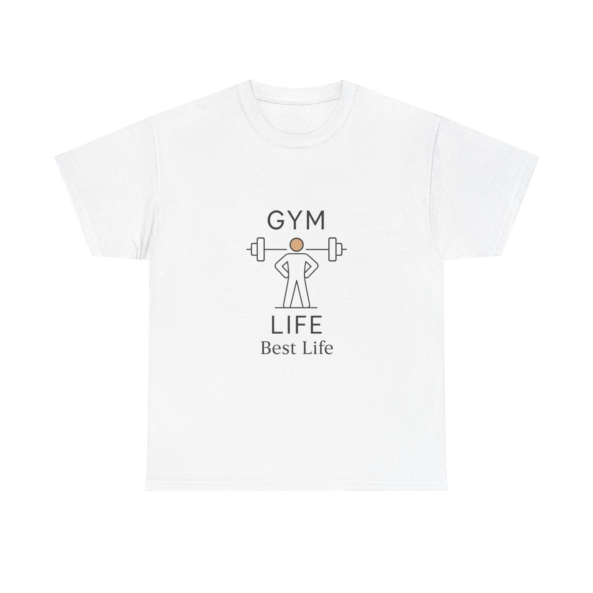 Gym Life Coffee And Iron T-Shirt | Funny Fitness Gift | Graphic Tee