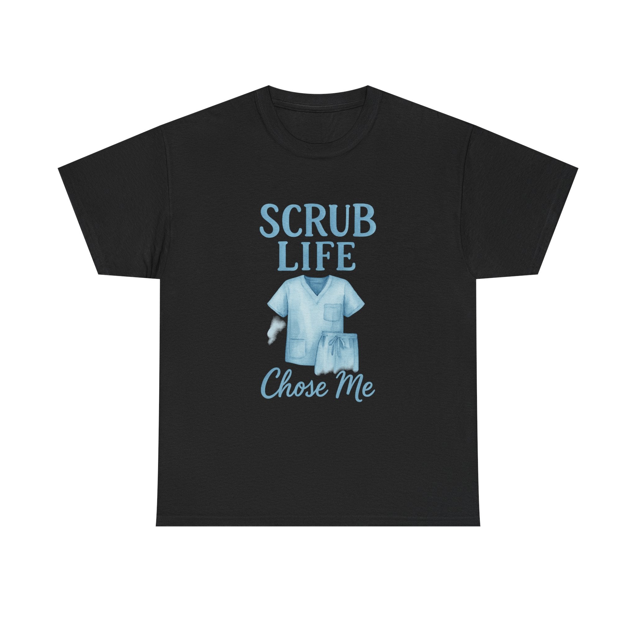 Scrubs On Coffee In Nurse Mode T-Shirt | Funny Nurse Humor | Graphic Tee