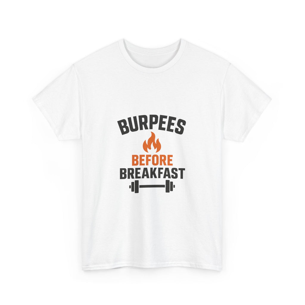 CrossFit Mom Burpees Before Breakfast T-Shirt | Gift for Mom | Graphic Tee