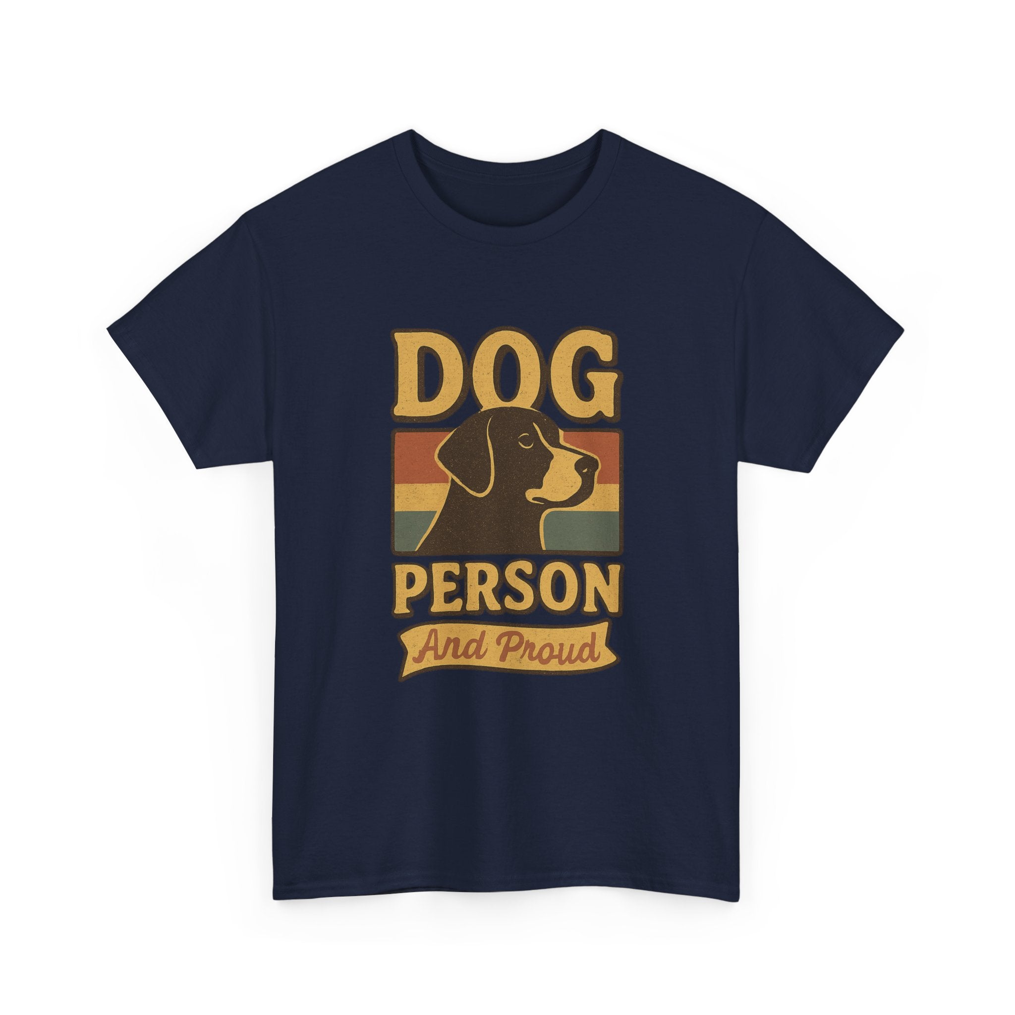Dog Person Not A Cat Person T-Shirt | Funny Dog Lover Humor | Graphic Tee