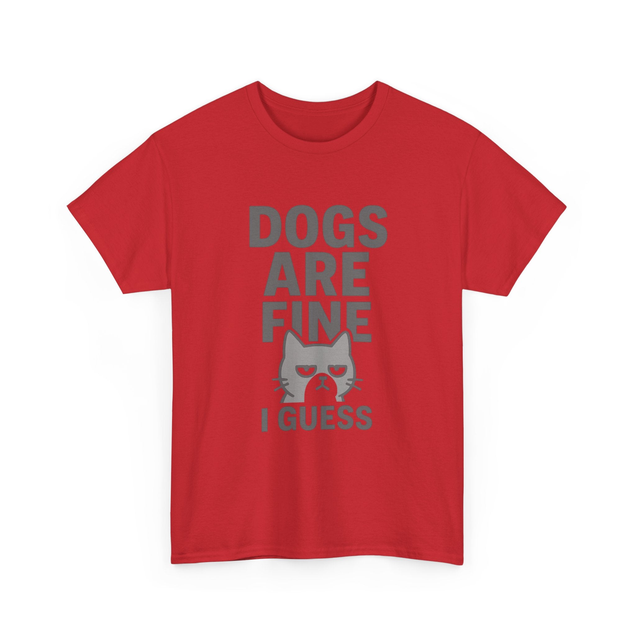 Cat Person Dogs Are Fine I Guess T-Shirt | Cat Lover Gift | Graphic Tee