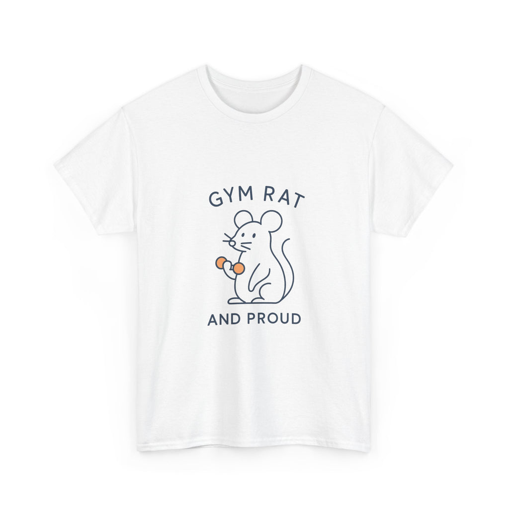Gym Rat Powered By Pre-Workout T-Shirt | Funny Gym Gift | Graphic Tee