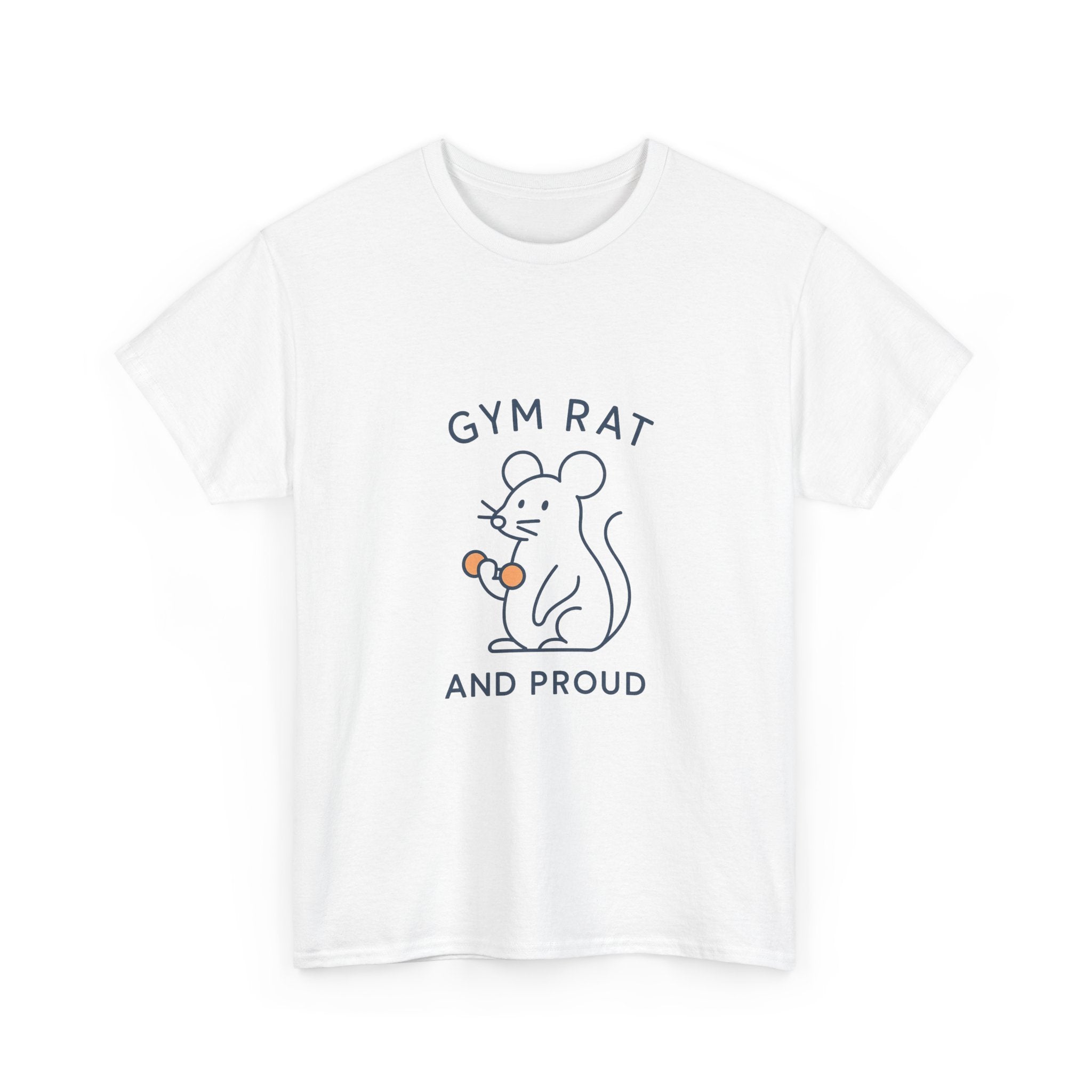 Gym Rat Powered By Pre-Workout T-Shirt | Funny Gym Gift | Graphic Tee