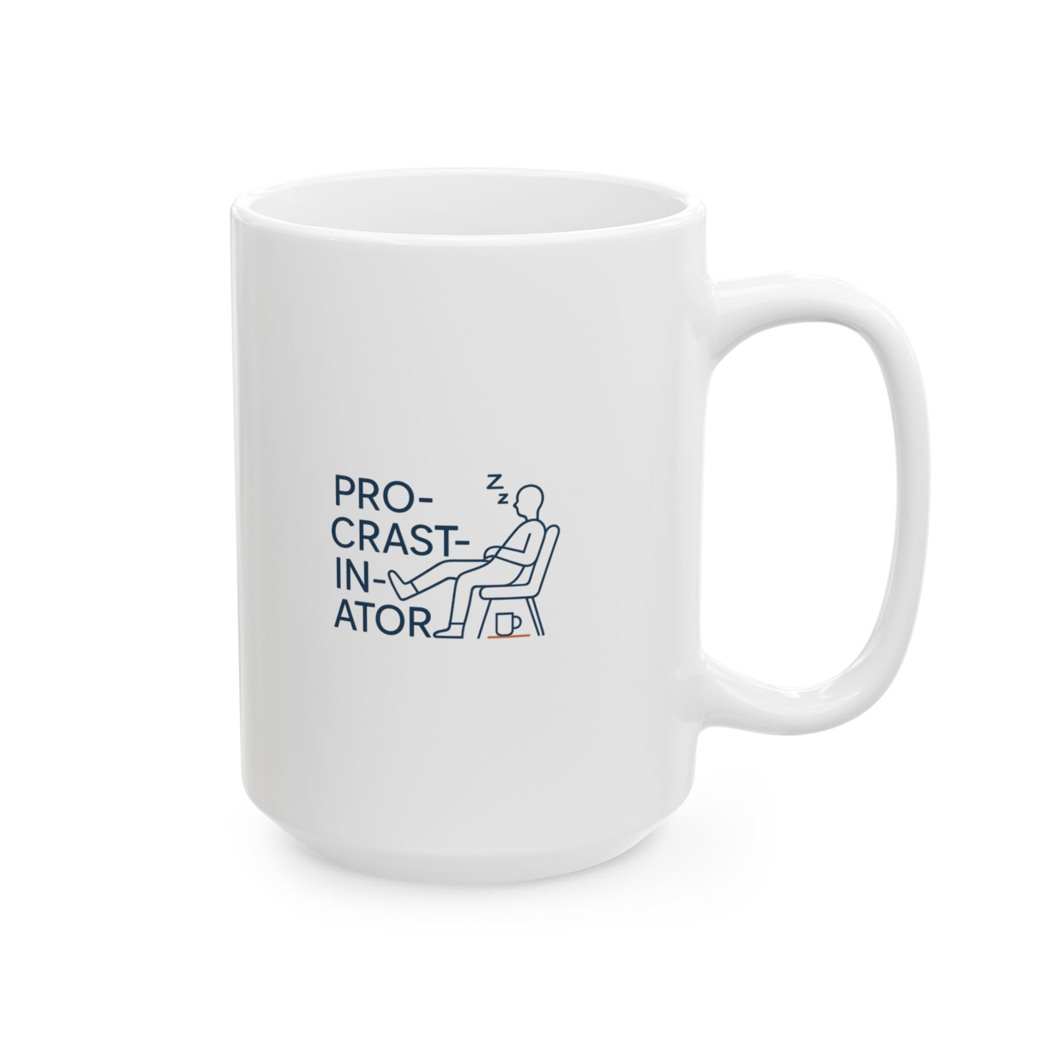 Certified Procrastinator Might Finish This Tomorrow Coffee Mug | Funny Humor | Ceramic Mug