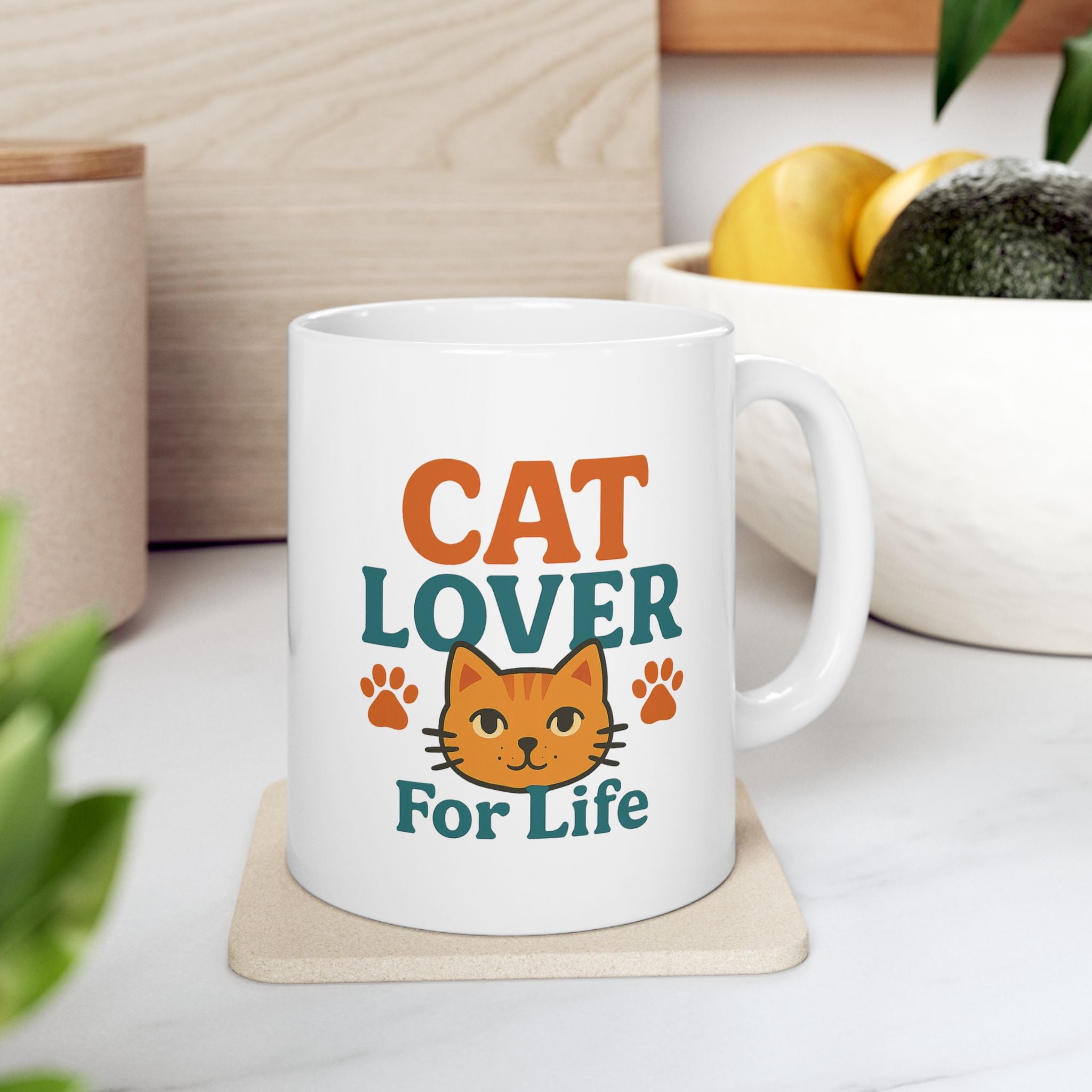 Cat Person For Life Coffee Mug | Cat Lover Appreciation | Ceramic Mug