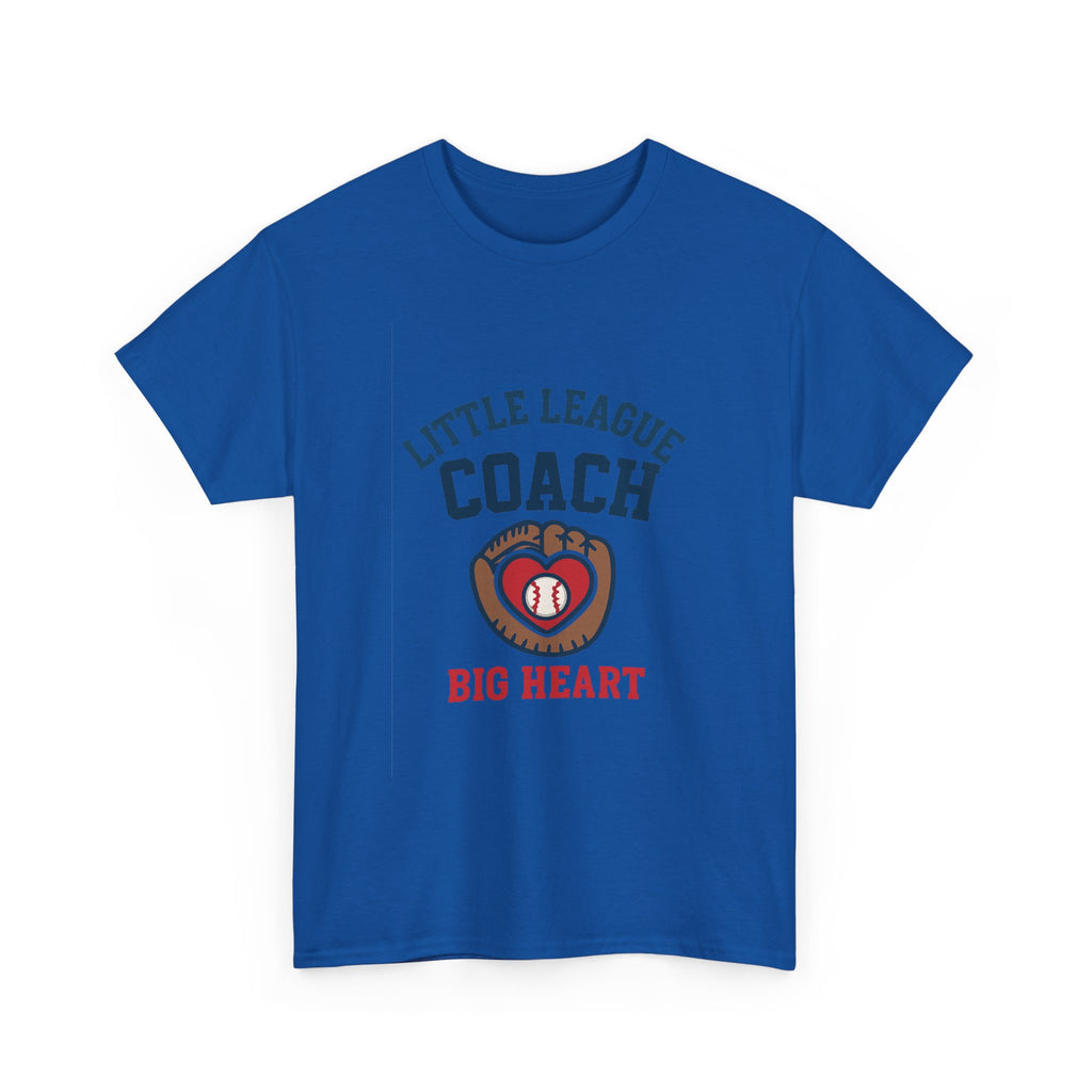 Little League Coach Big Heart T-Shirt | Unique Gift | Graphic Tee