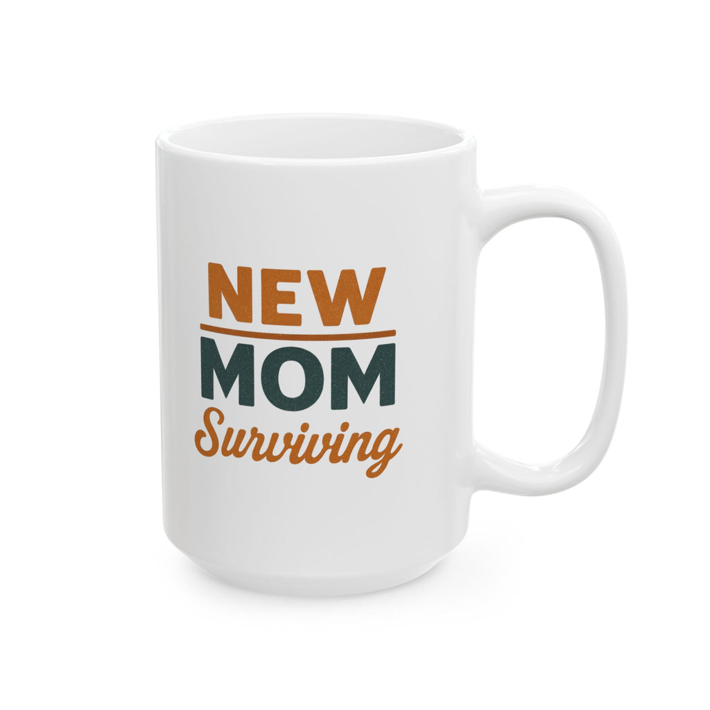 Newborn Mom Boss Level Unlocked Coffee Mug | Funny New Mom Gift | Ceramic Mug