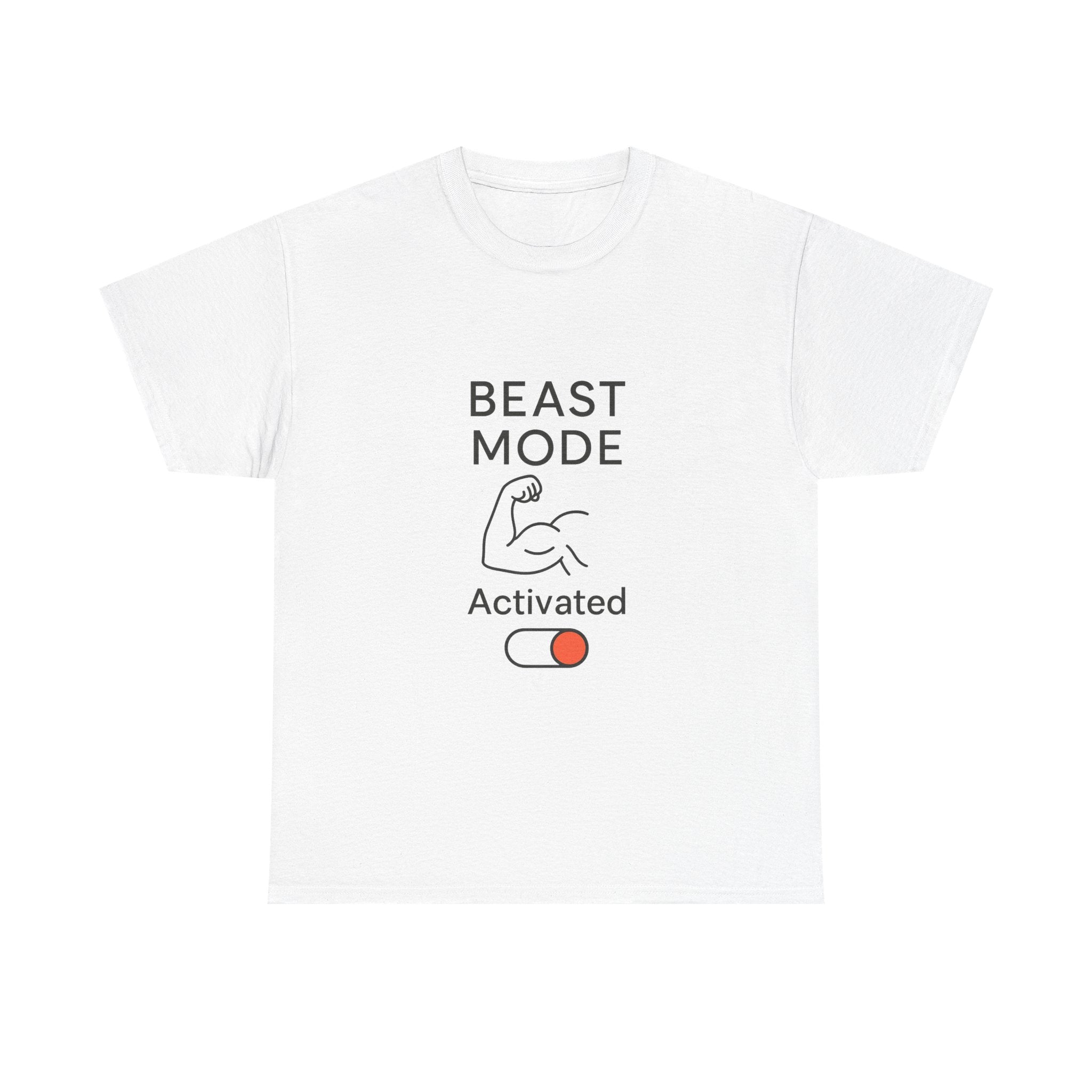 Beast Mode Activated T-Shirt | Workout Motivation Gift | Graphic Tee