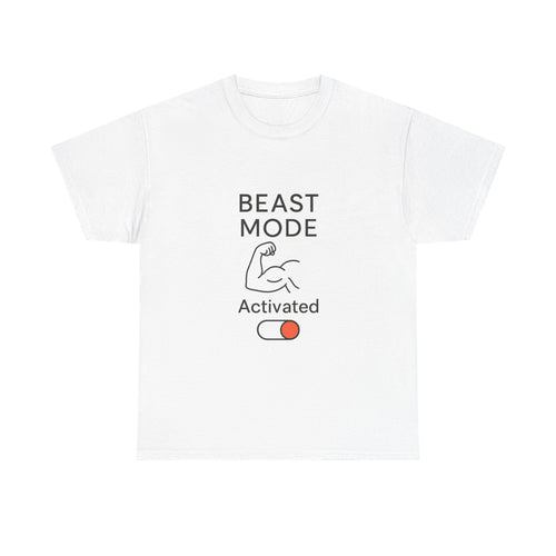 Beast Mode Activated T-Shirt | Workout Motivation Gift | Graphic Tee