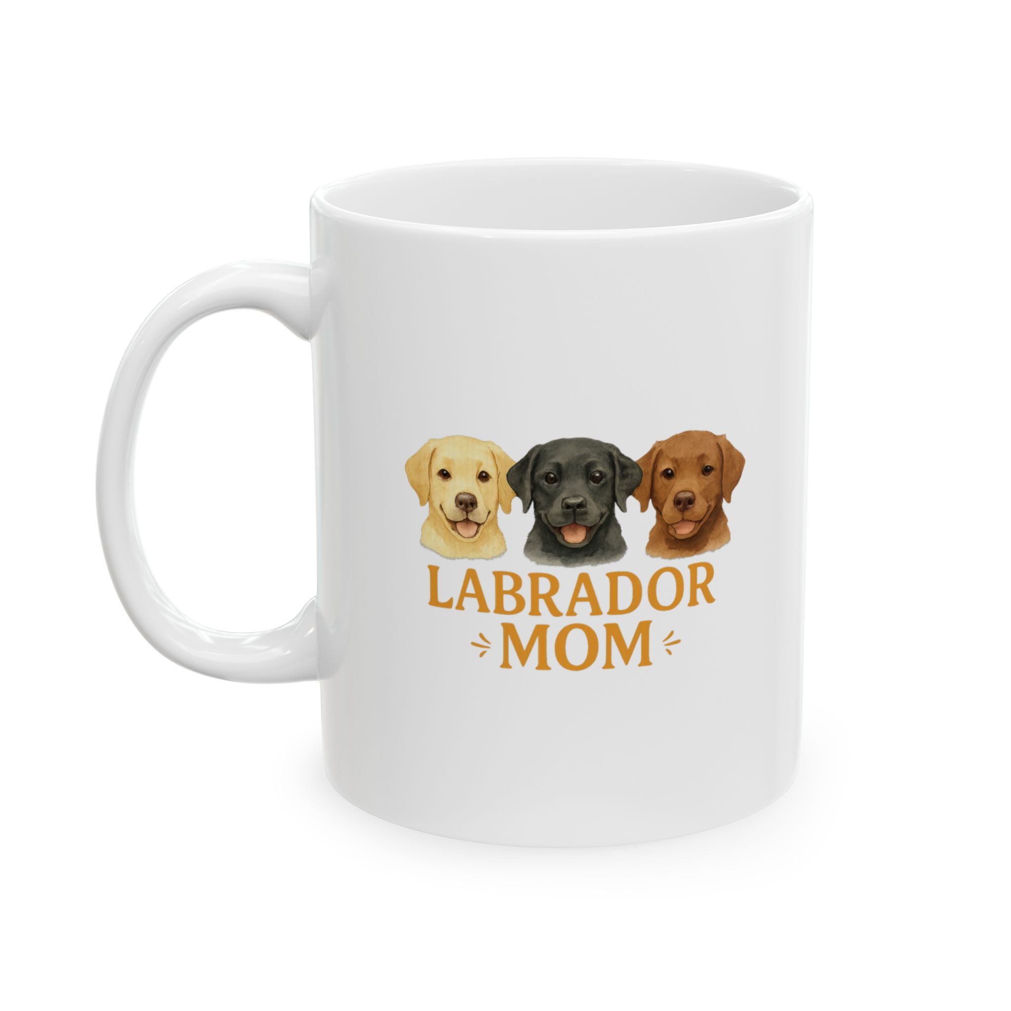 Labrador Mom Yellow Black Chocolate All Of Them Ceramic Mug